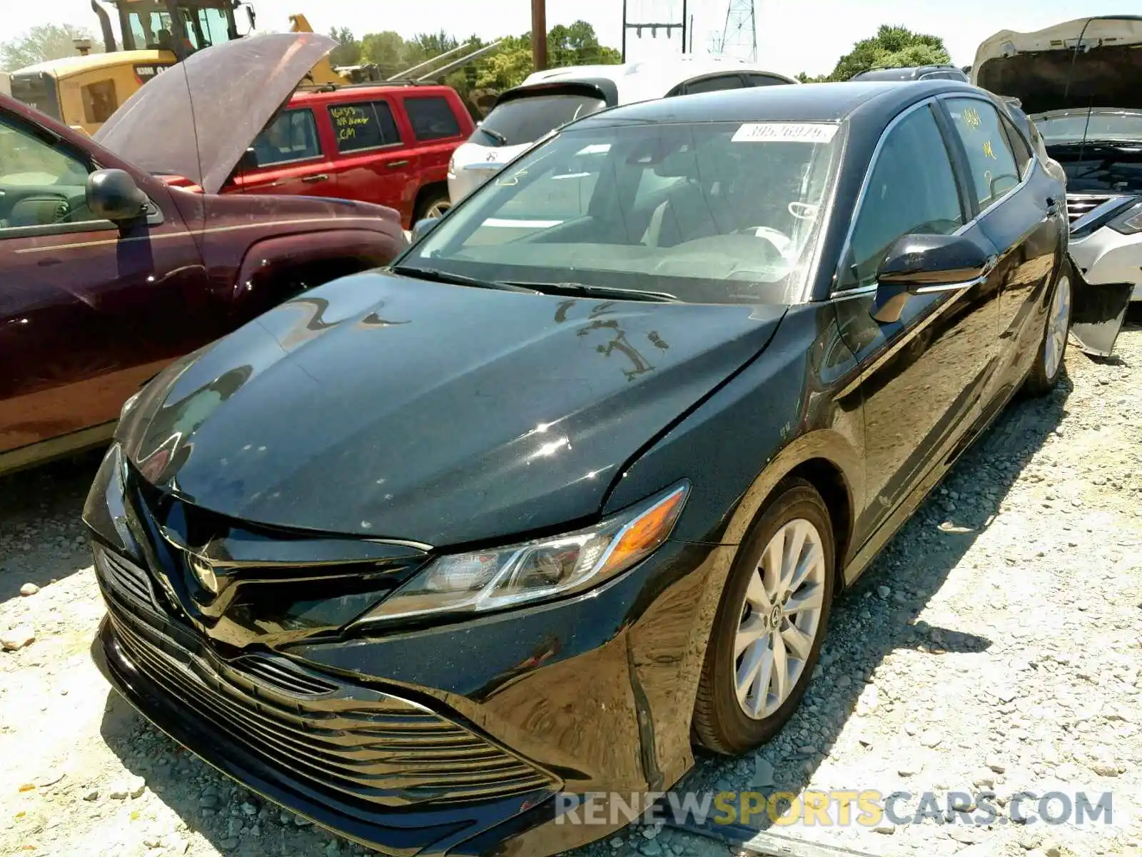 2 Photograph of a damaged car 4T1B11HK0KU171632 TOYOTA CAMRY 2019