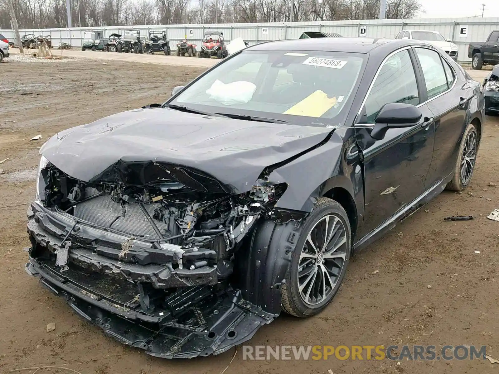 2 Photograph of a damaged car 4T1B11HK0KU174594 TOYOTA CAMRY 2019