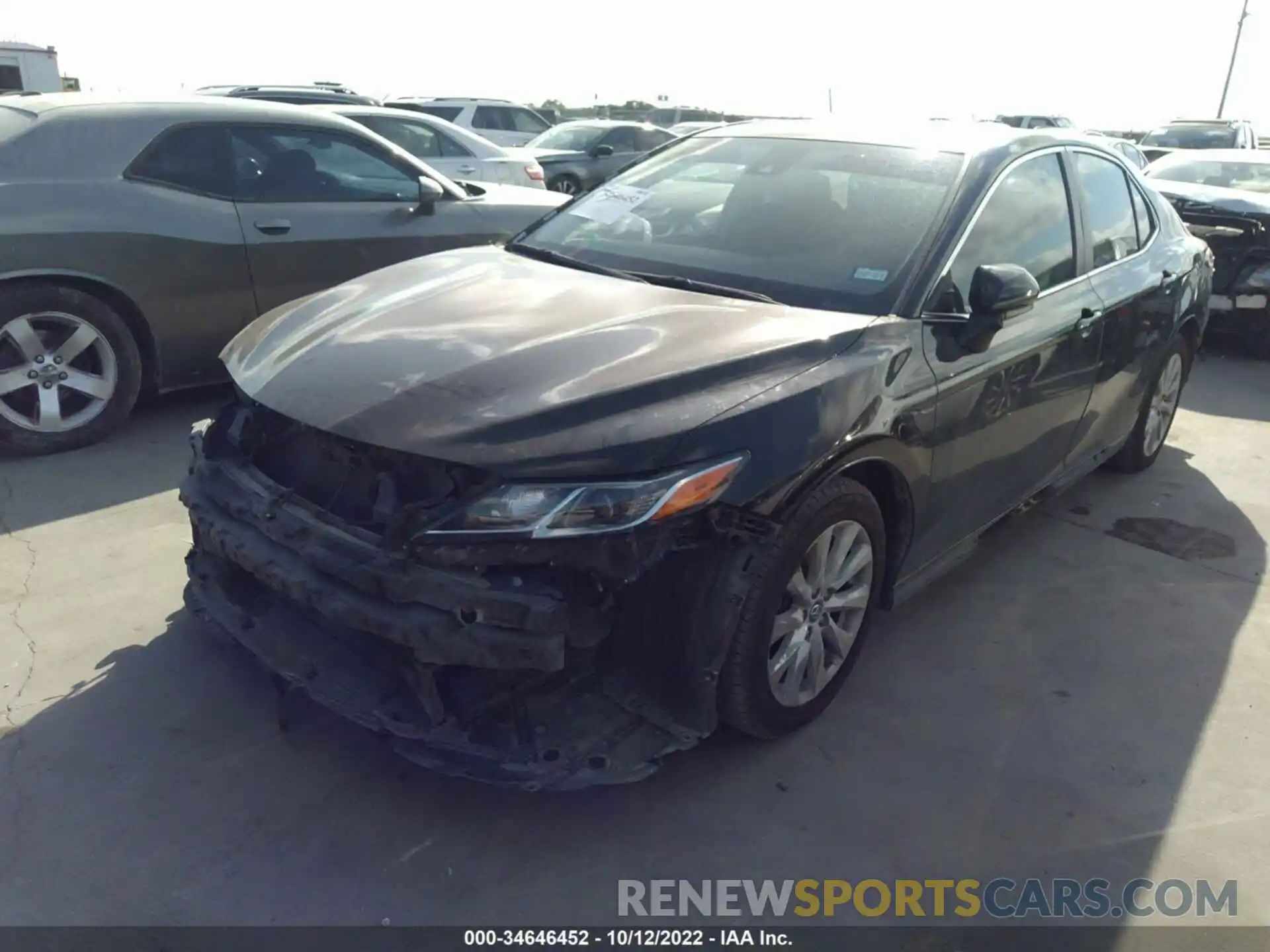 2 Photograph of a damaged car 4T1B11HK0KU183182 TOYOTA CAMRY 2019