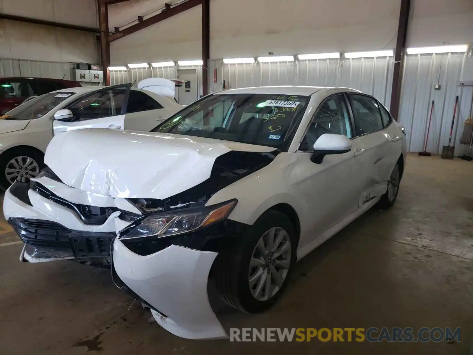 2 Photograph of a damaged car 4T1B11HK0KU183358 TOYOTA CAMRY 2019