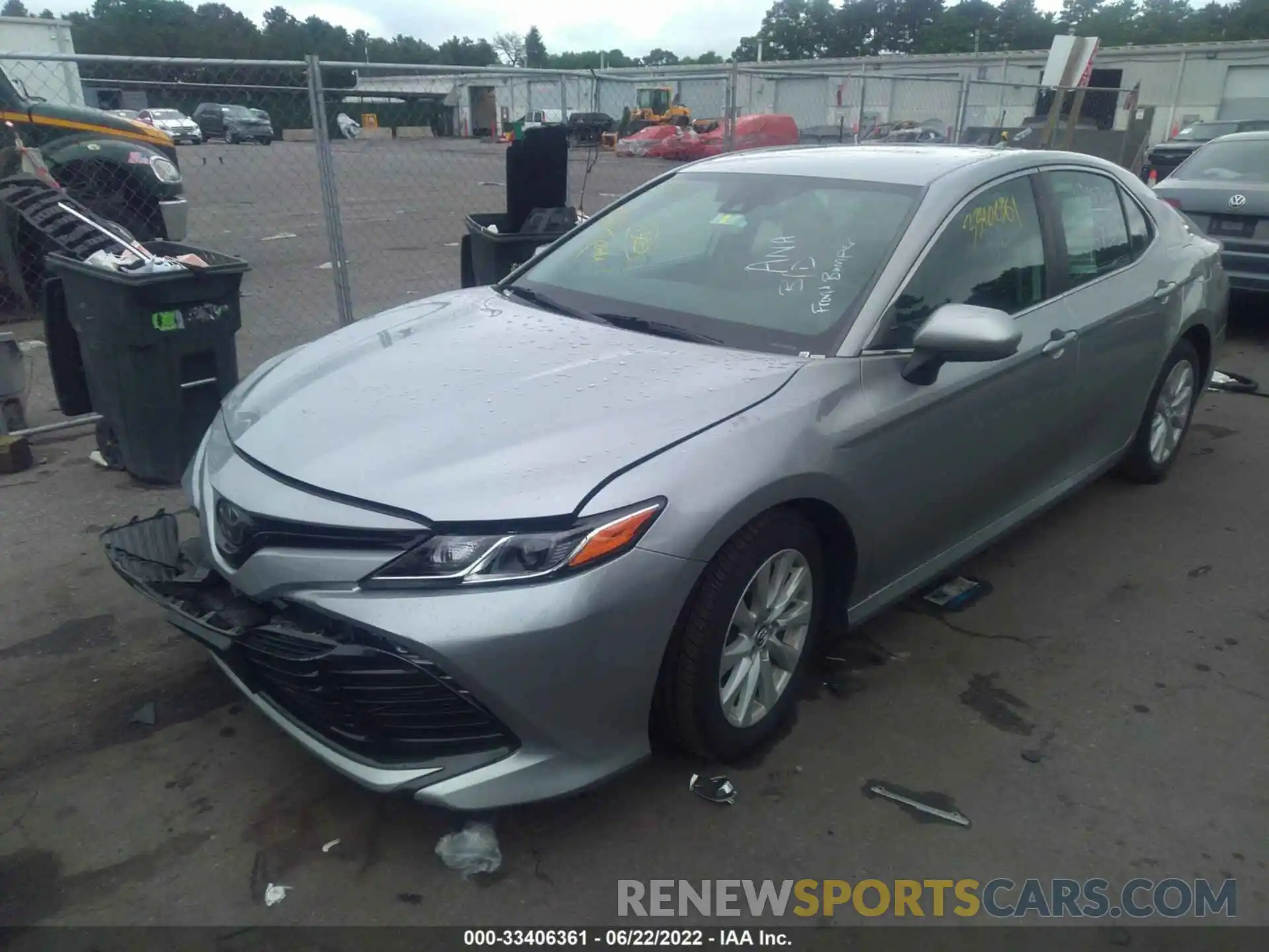 2 Photograph of a damaged car 4T1B11HK0KU184106 TOYOTA CAMRY 2019