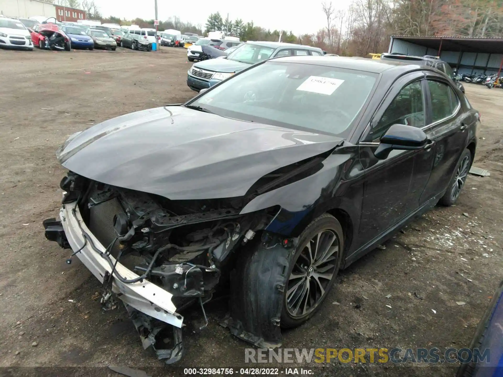 2 Photograph of a damaged car 4T1B11HK0KU186437 TOYOTA CAMRY 2019