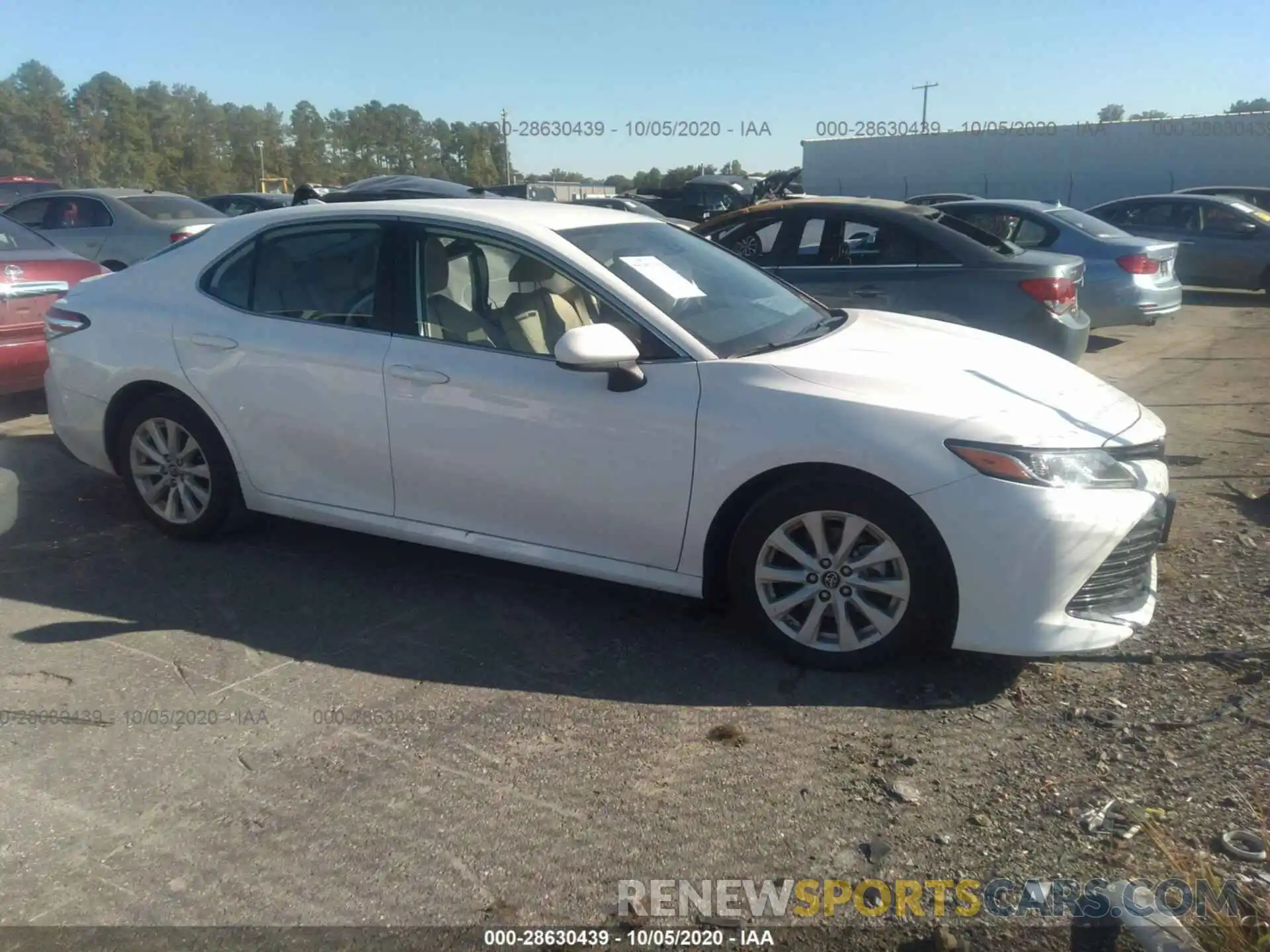 1 Photograph of a damaged car 4T1B11HK0KU187412 TOYOTA CAMRY 2019