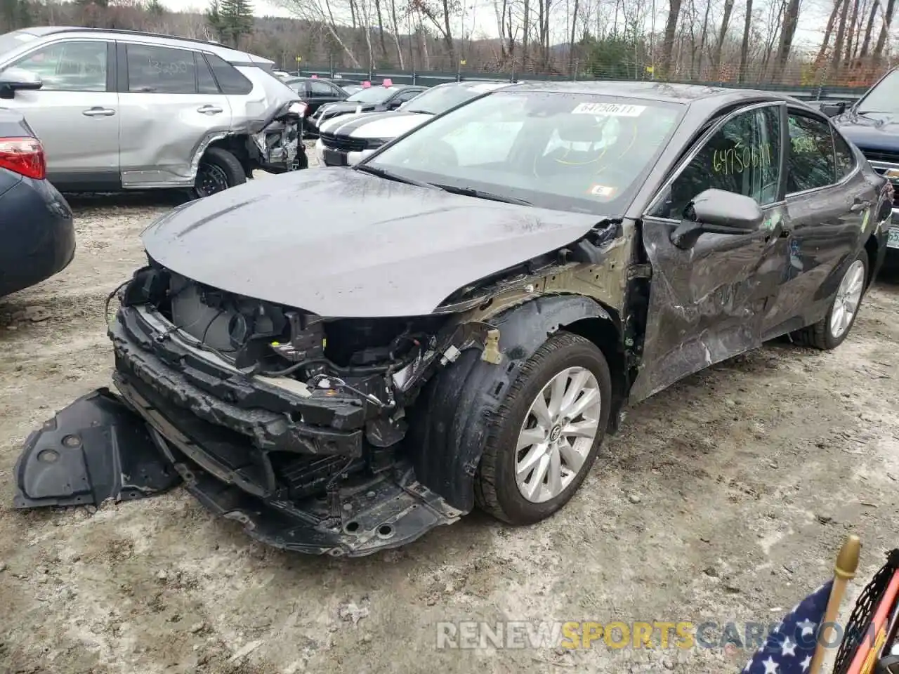 2 Photograph of a damaged car 4T1B11HK0KU193002 TOYOTA CAMRY 2019