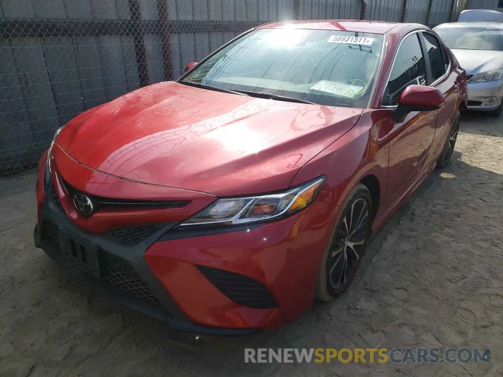 2 Photograph of a damaged car 4T1B11HK0KU199950 TOYOTA CAMRY 2019