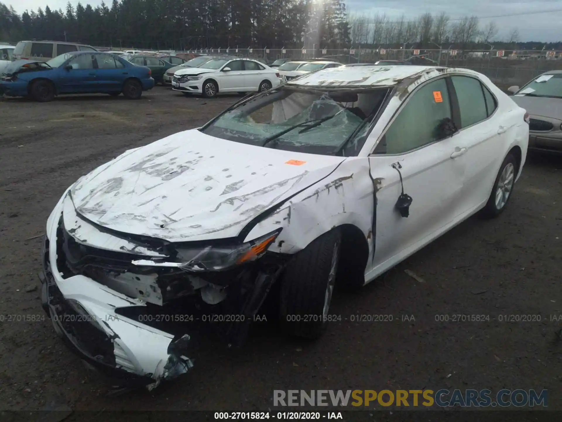 2 Photograph of a damaged car 4T1B11HK0KU205357 TOYOTA CAMRY 2019