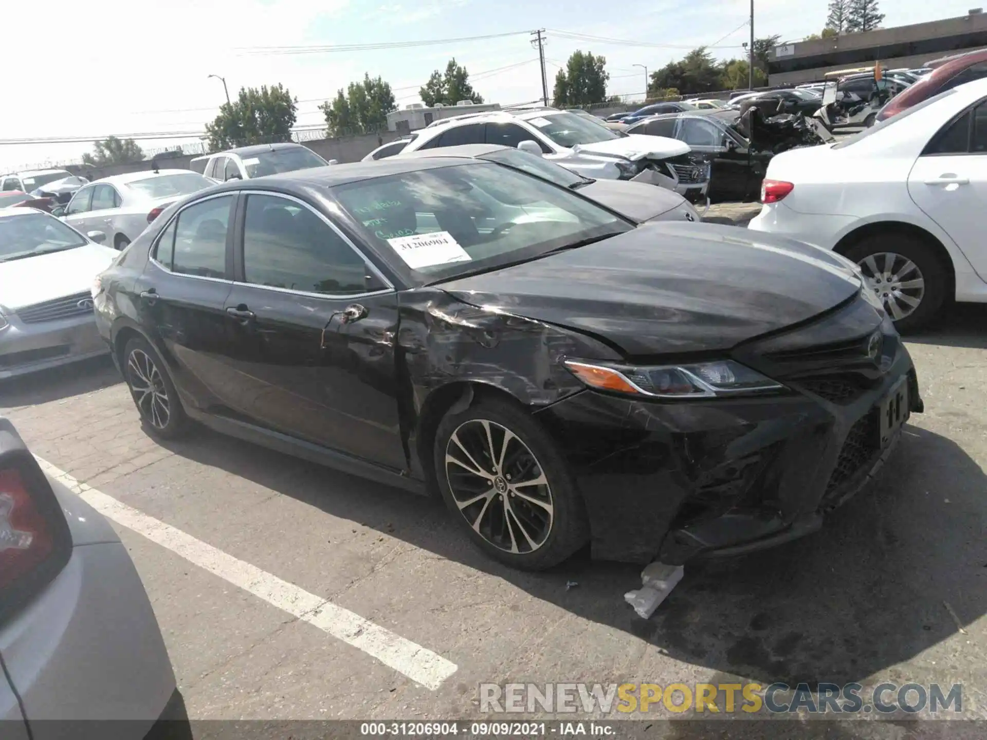 1 Photograph of a damaged car 4T1B11HK0KU220442 TOYOTA CAMRY 2019