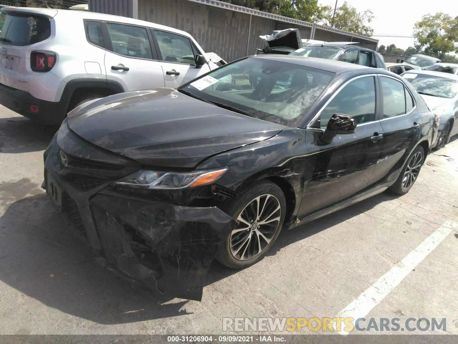 2 Photograph of a damaged car 4T1B11HK0KU220442 TOYOTA CAMRY 2019