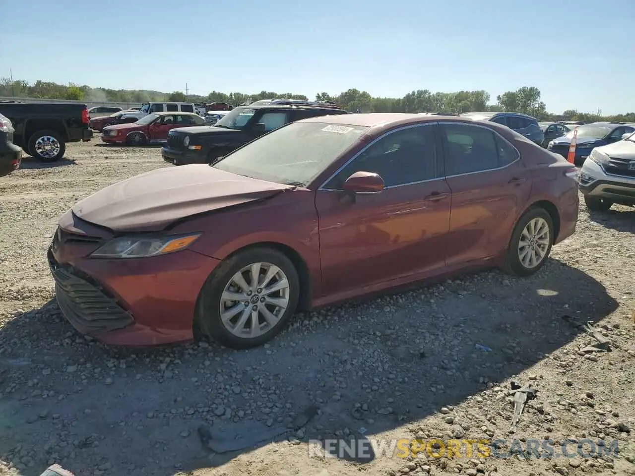 1 Photograph of a damaged car 4T1B11HK0KU234244 TOYOTA CAMRY 2019