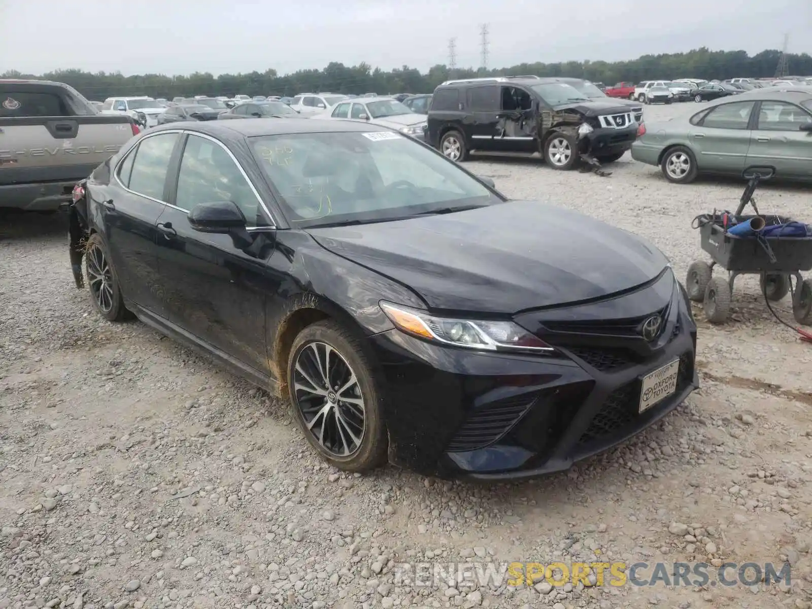 1 Photograph of a damaged car 4T1B11HK0KU236527 TOYOTA CAMRY 2019