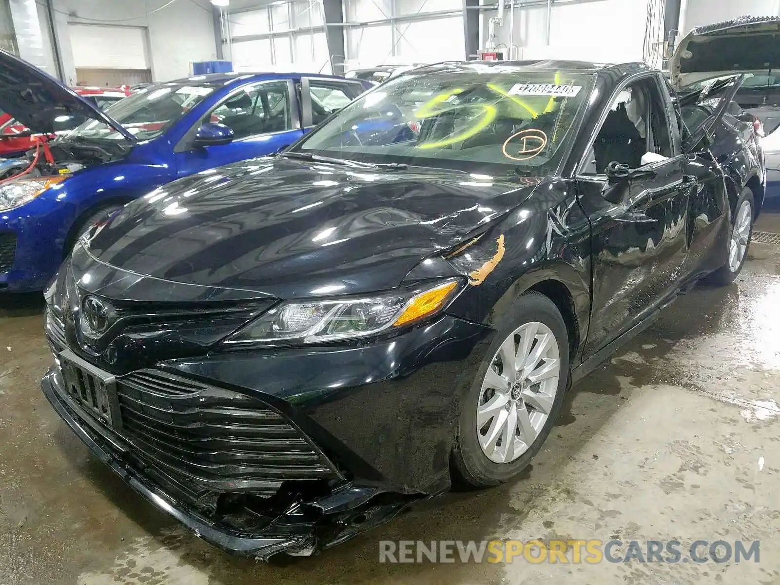 2 Photograph of a damaged car 4T1B11HK0KU238715 TOYOTA CAMRY 2019