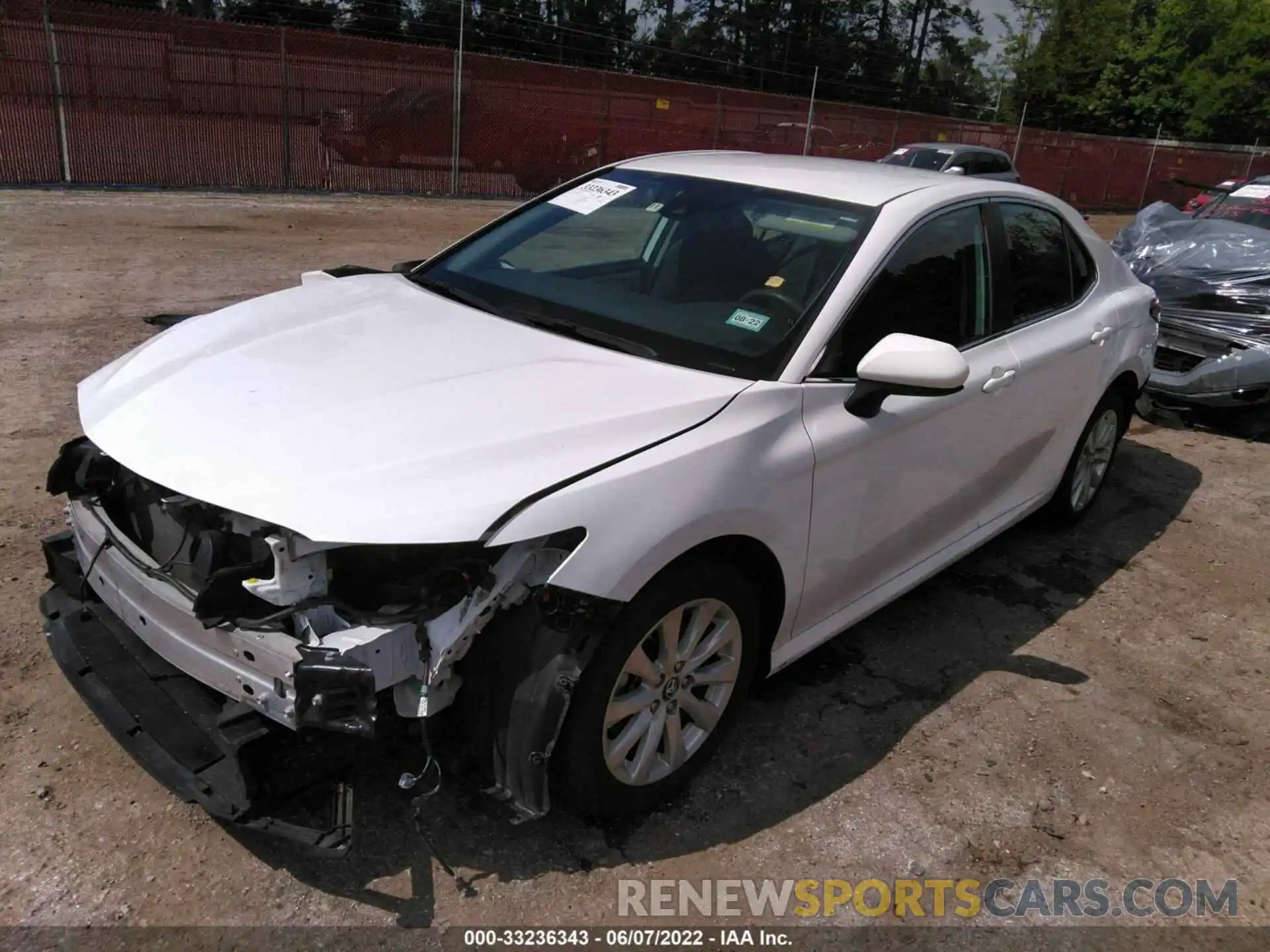 2 Photograph of a damaged car 4T1B11HK0KU240612 TOYOTA CAMRY 2019