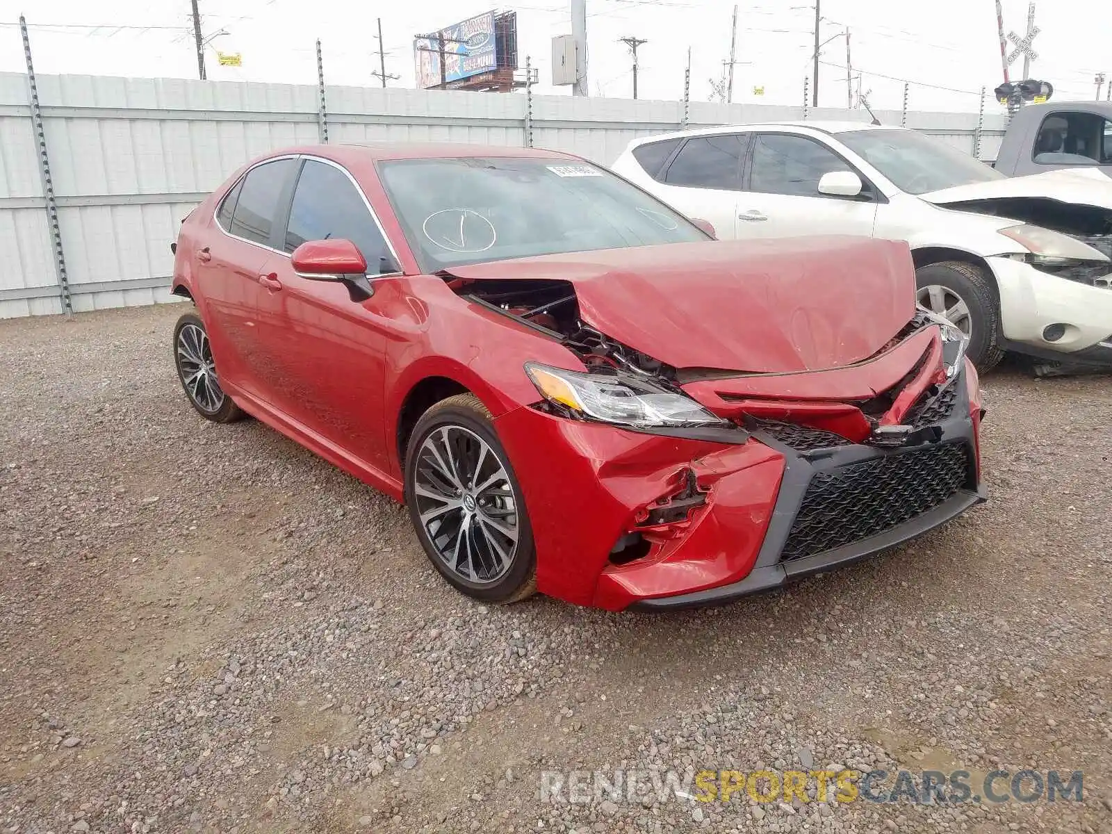 1 Photograph of a damaged car 4T1B11HK0KU241081 TOYOTA CAMRY 2019