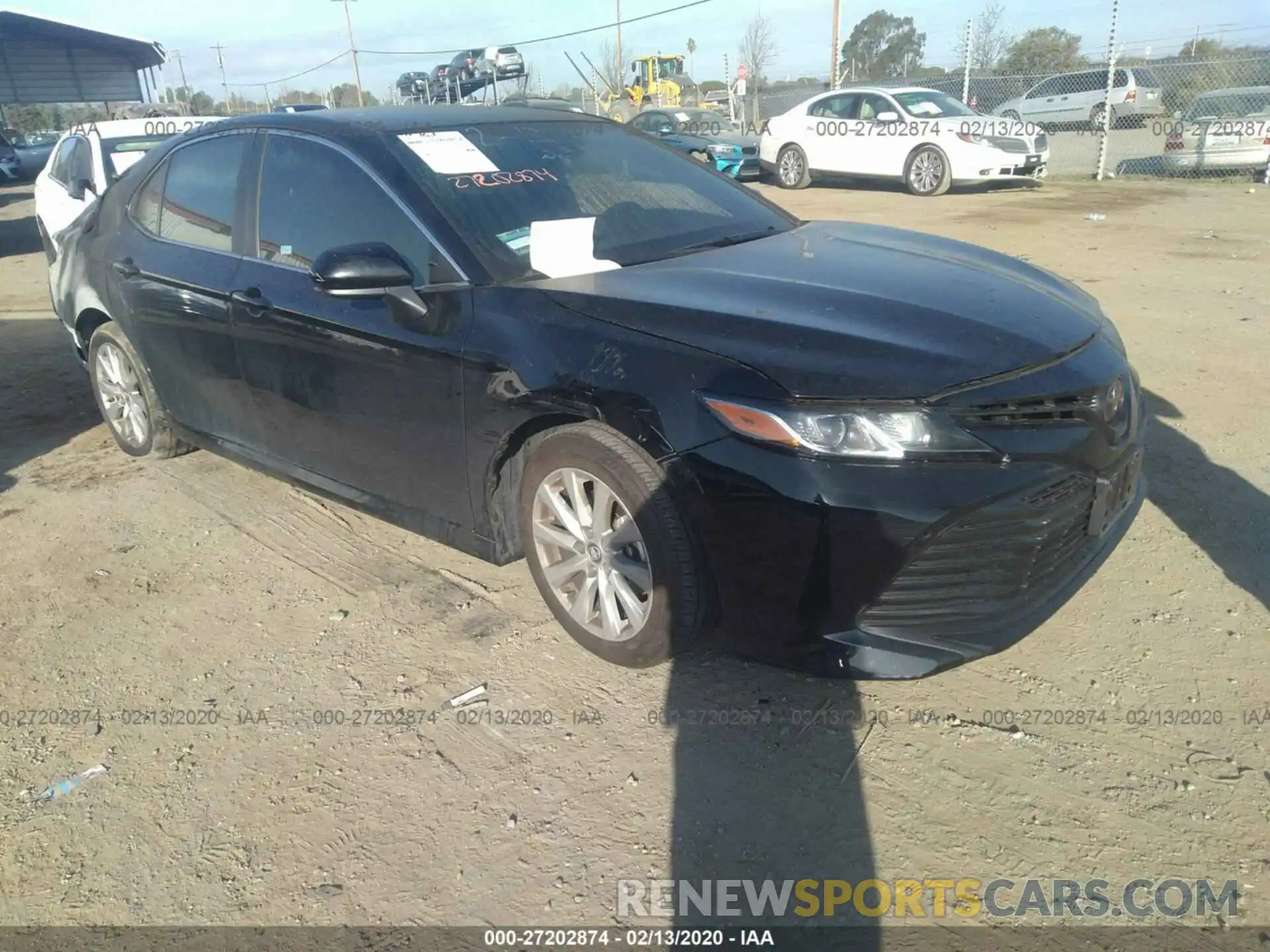 1 Photograph of a damaged car 4T1B11HK0KU241257 TOYOTA CAMRY 2019