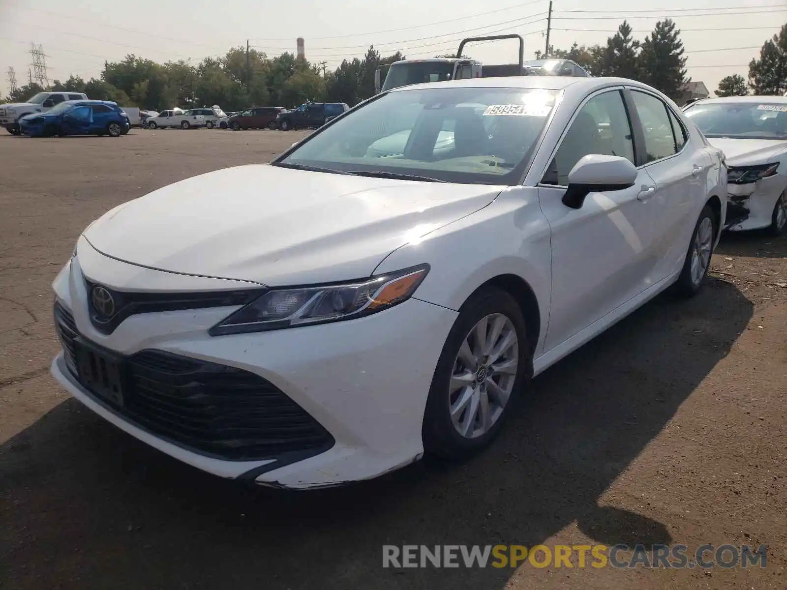 2 Photograph of a damaged car 4T1B11HK0KU241484 TOYOTA CAMRY 2019