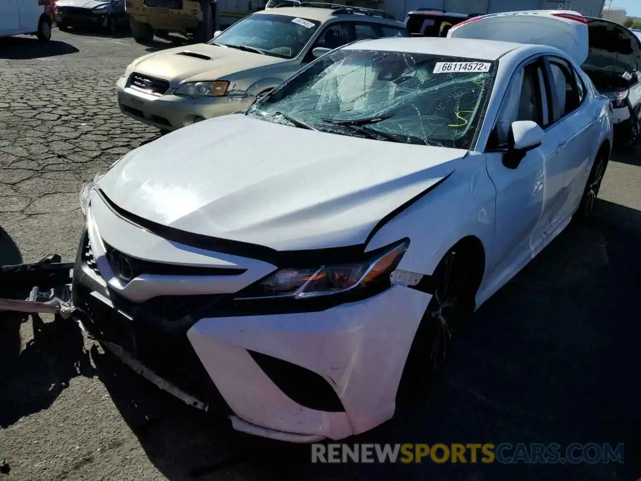 2 Photograph of a damaged car 4T1B11HK0KU246619 TOYOTA CAMRY 2019