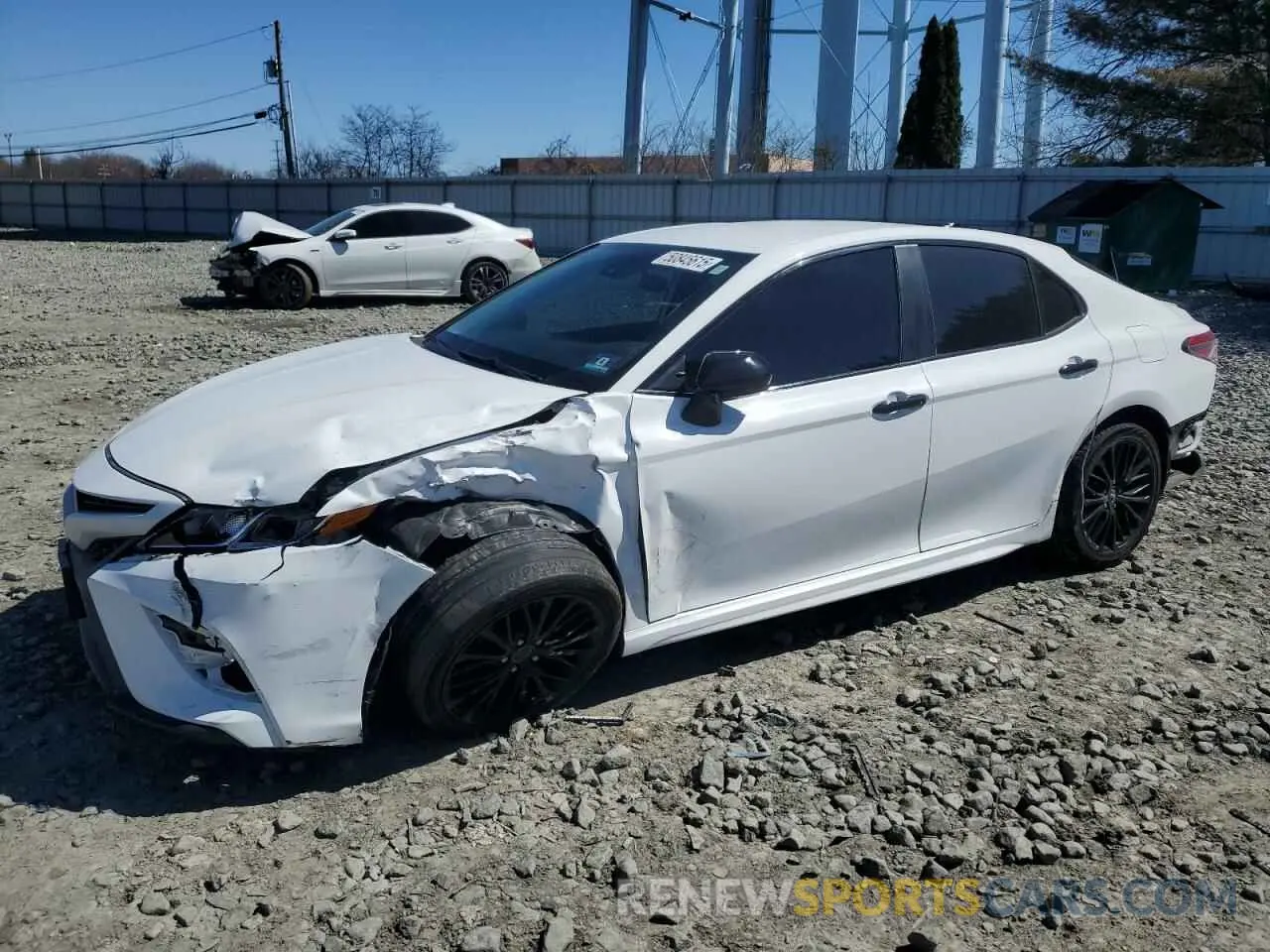 1 Photograph of a damaged car 4T1B11HK0KU247513 TOYOTA CAMRY 2019