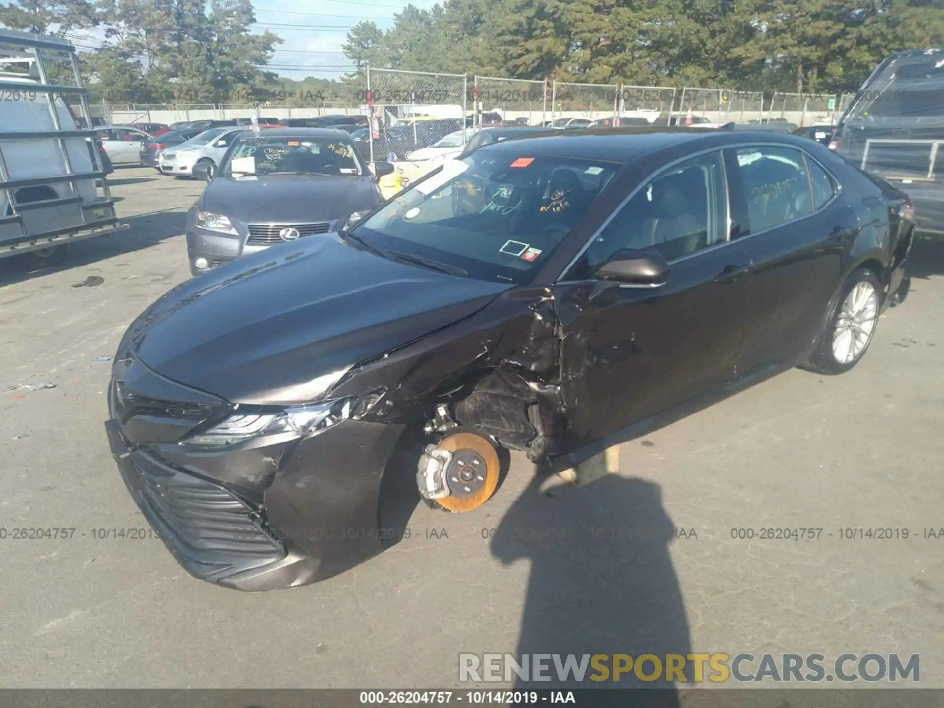 2 Photograph of a damaged car 4T1B11HK0KU251979 TOYOTA CAMRY 2019