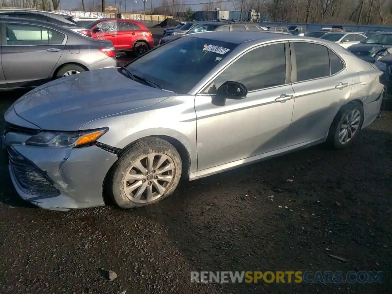 1 Photograph of a damaged car 4T1B11HK0KU253893 TOYOTA CAMRY 2019