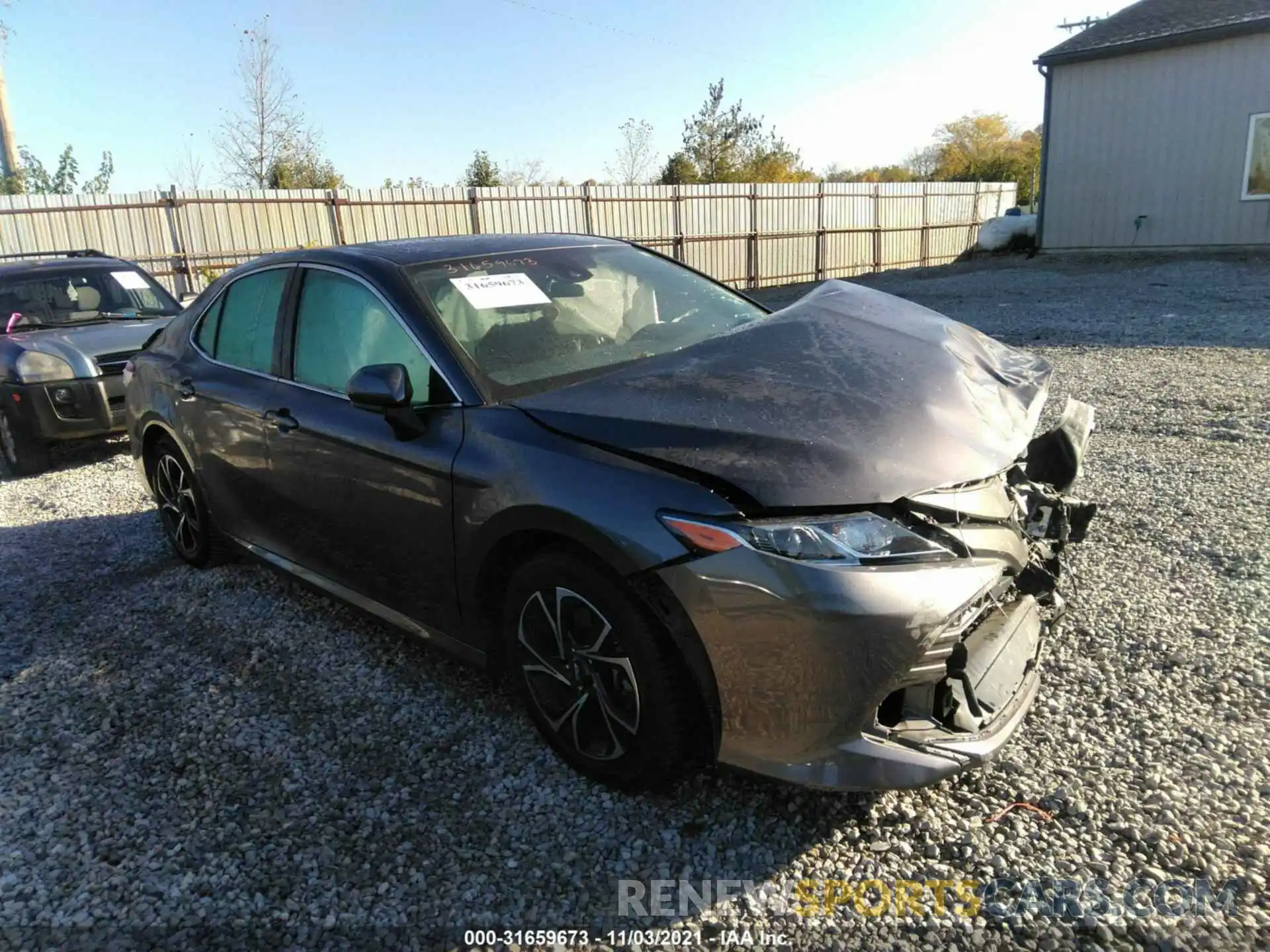 1 Photograph of a damaged car 4T1B11HK0KU254509 TOYOTA CAMRY 2019