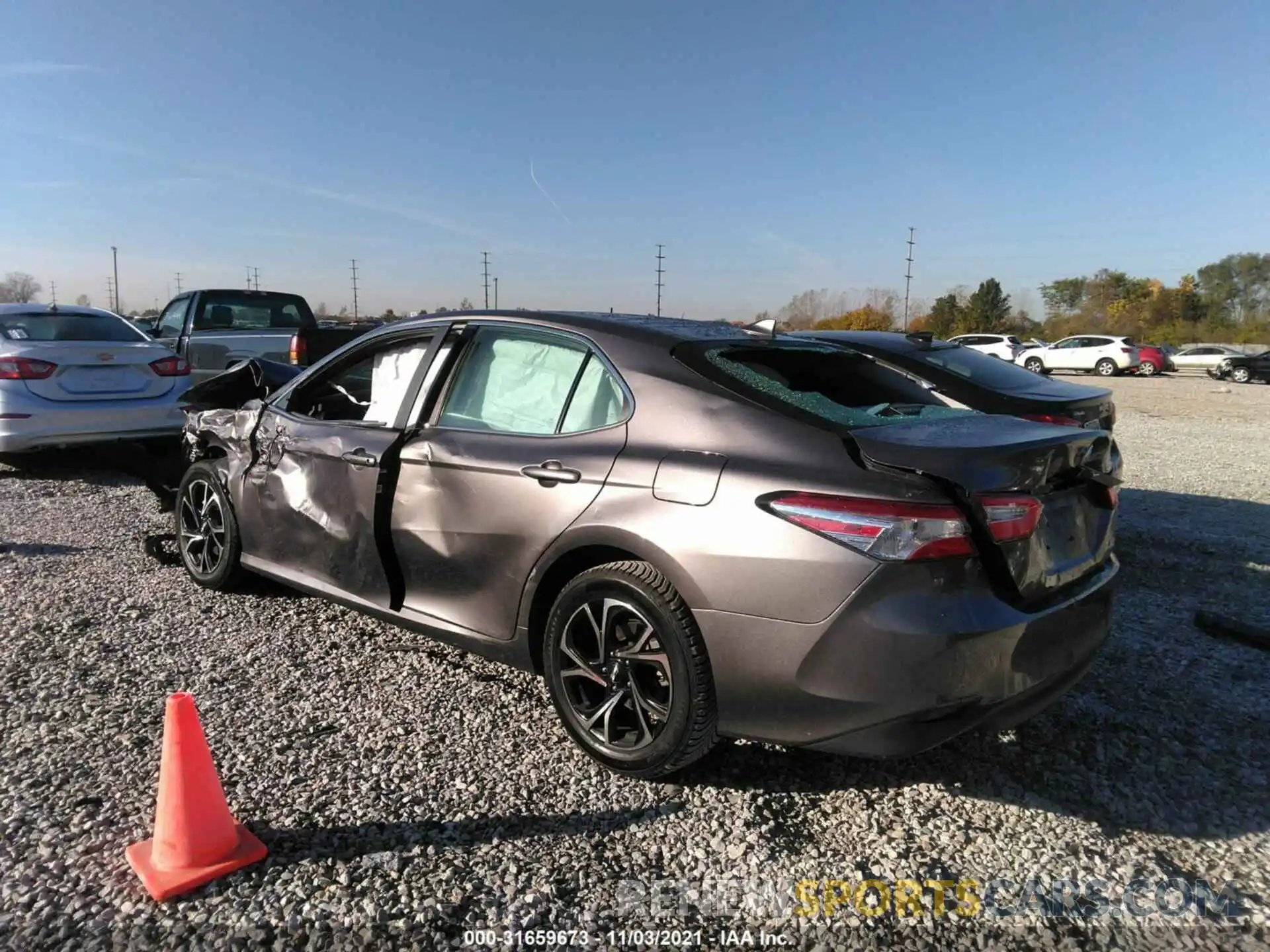 3 Photograph of a damaged car 4T1B11HK0KU254509 TOYOTA CAMRY 2019