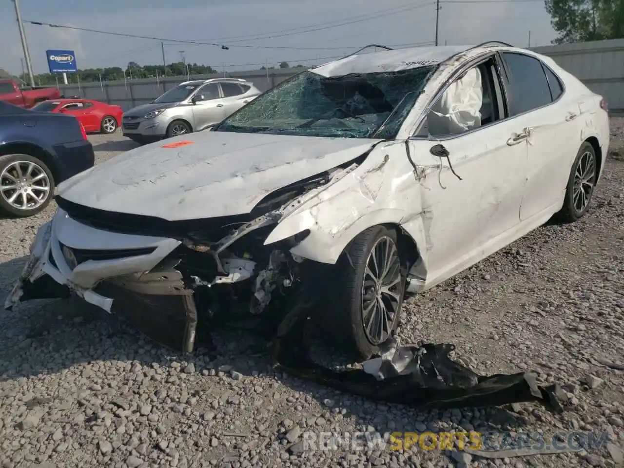 2 Photograph of a damaged car 4T1B11HK0KU255627 TOYOTA CAMRY 2019