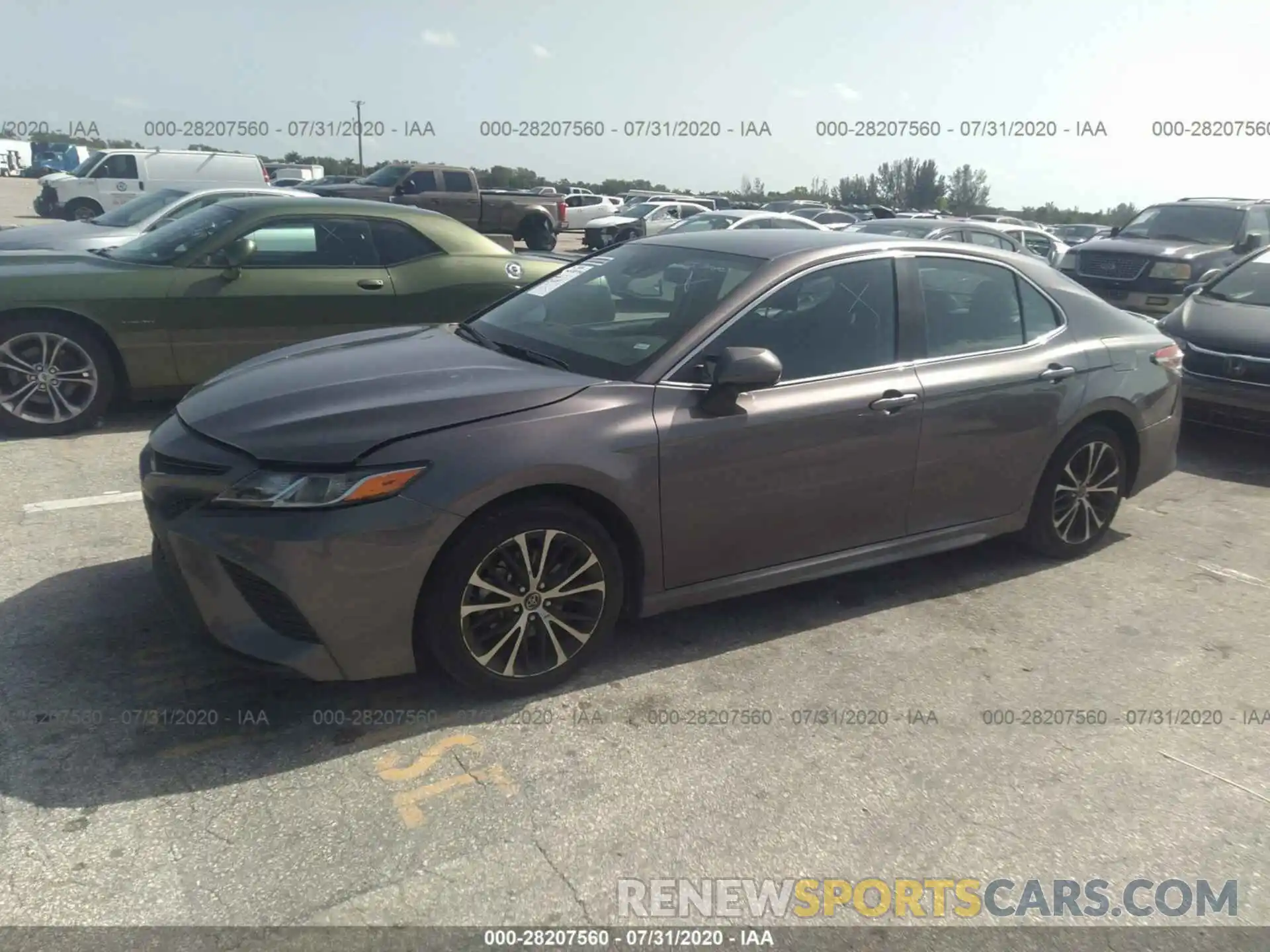 2 Photograph of a damaged car 4T1B11HK0KU262237 TOYOTA CAMRY 2019