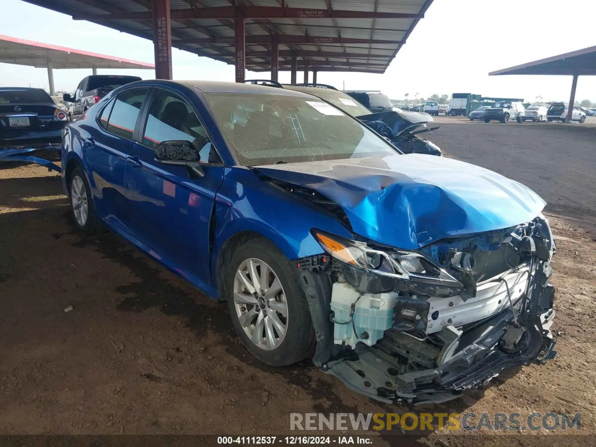 1 Photograph of a damaged car 4T1B11HK0KU264294 TOYOTA CAMRY 2019