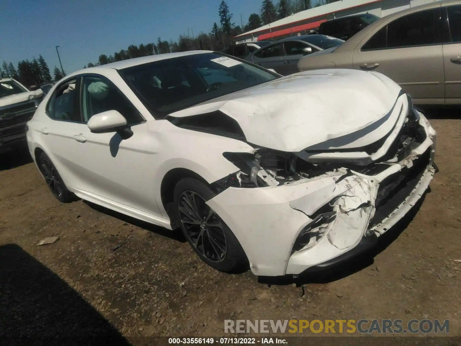 1 Photograph of a damaged car 4T1B11HK0KU265638 TOYOTA CAMRY 2019