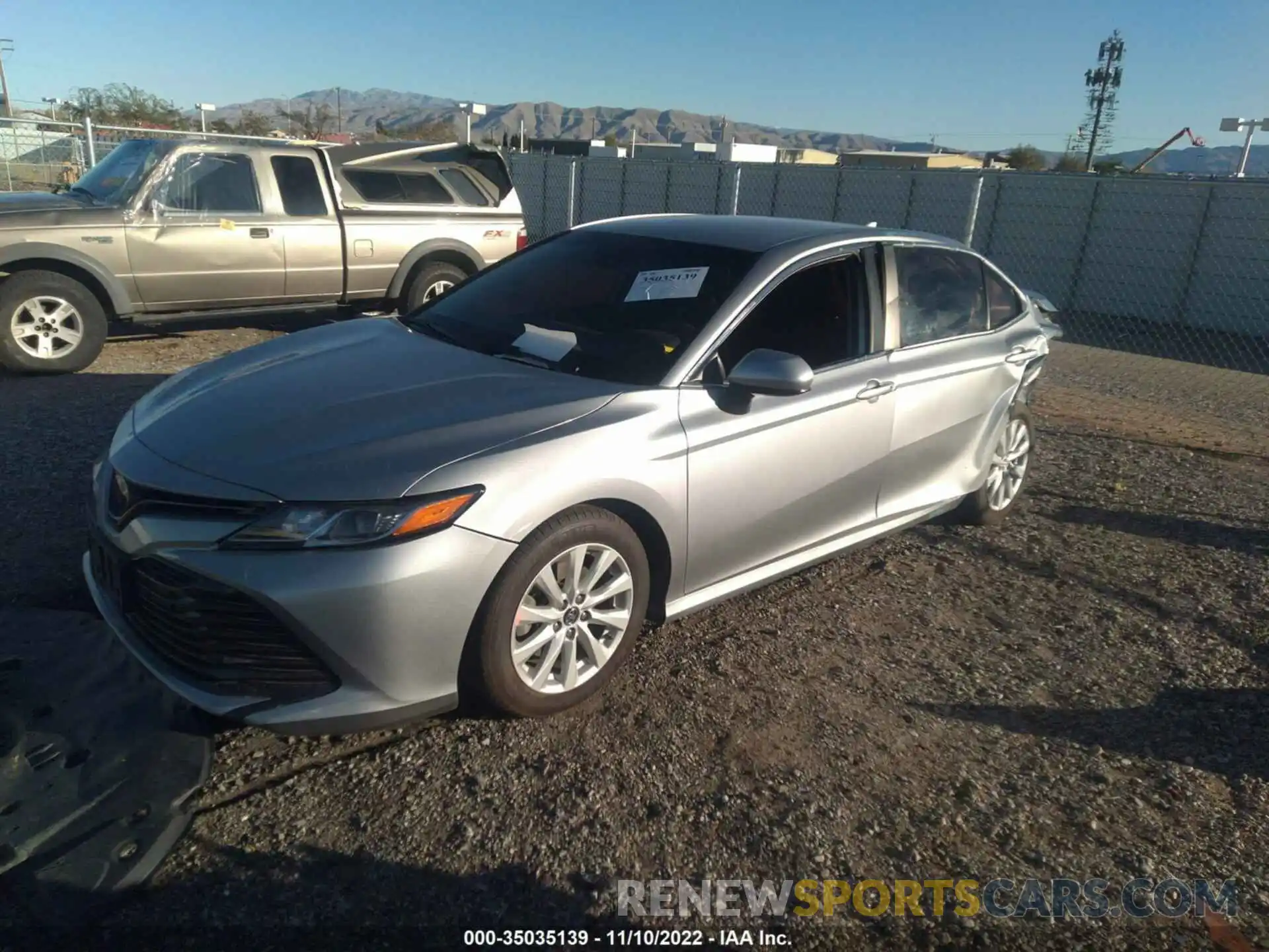 2 Photograph of a damaged car 4T1B11HK0KU267356 TOYOTA CAMRY 2019