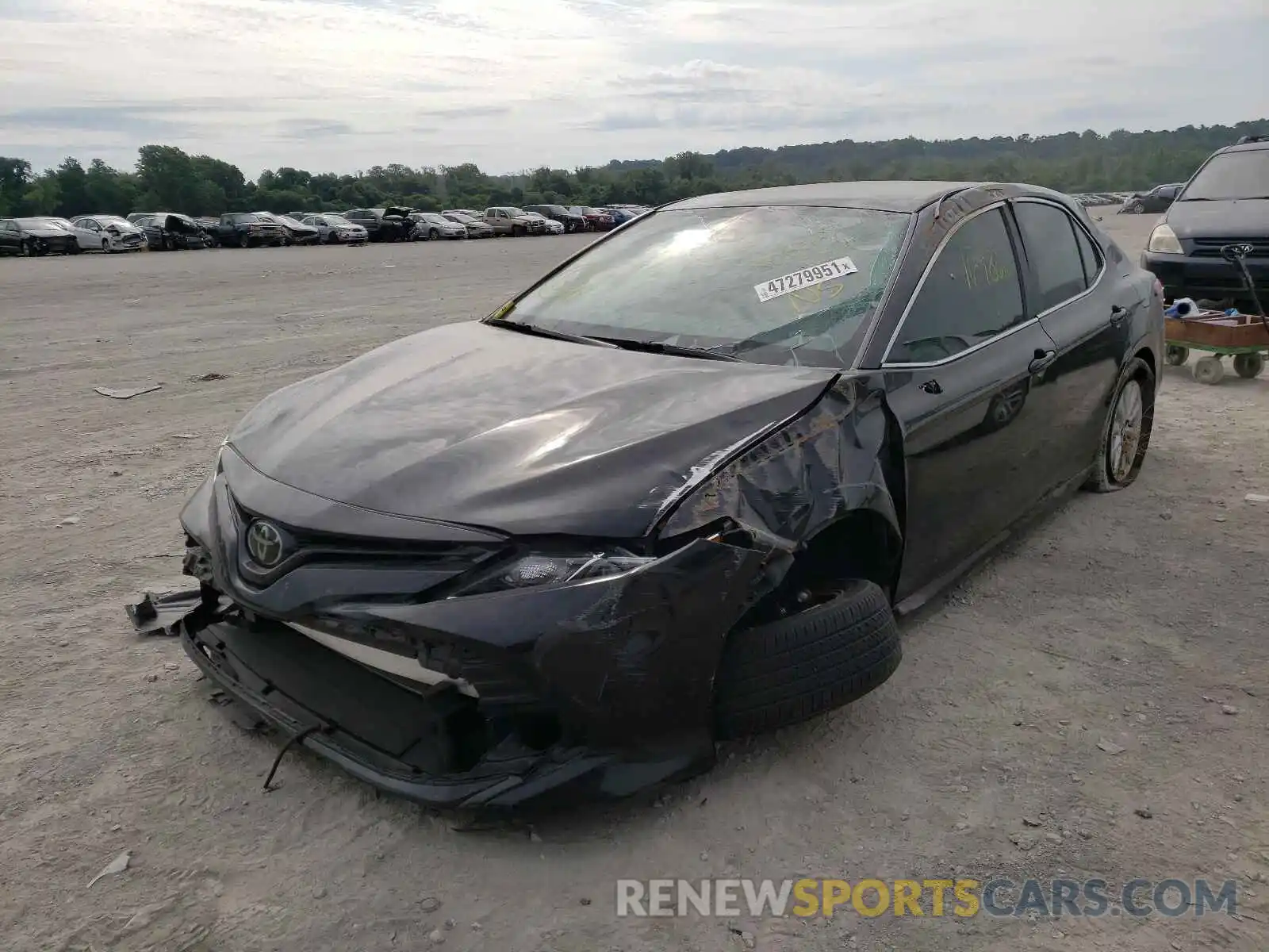 2 Photograph of a damaged car 4T1B11HK0KU270029 TOYOTA CAMRY 2019