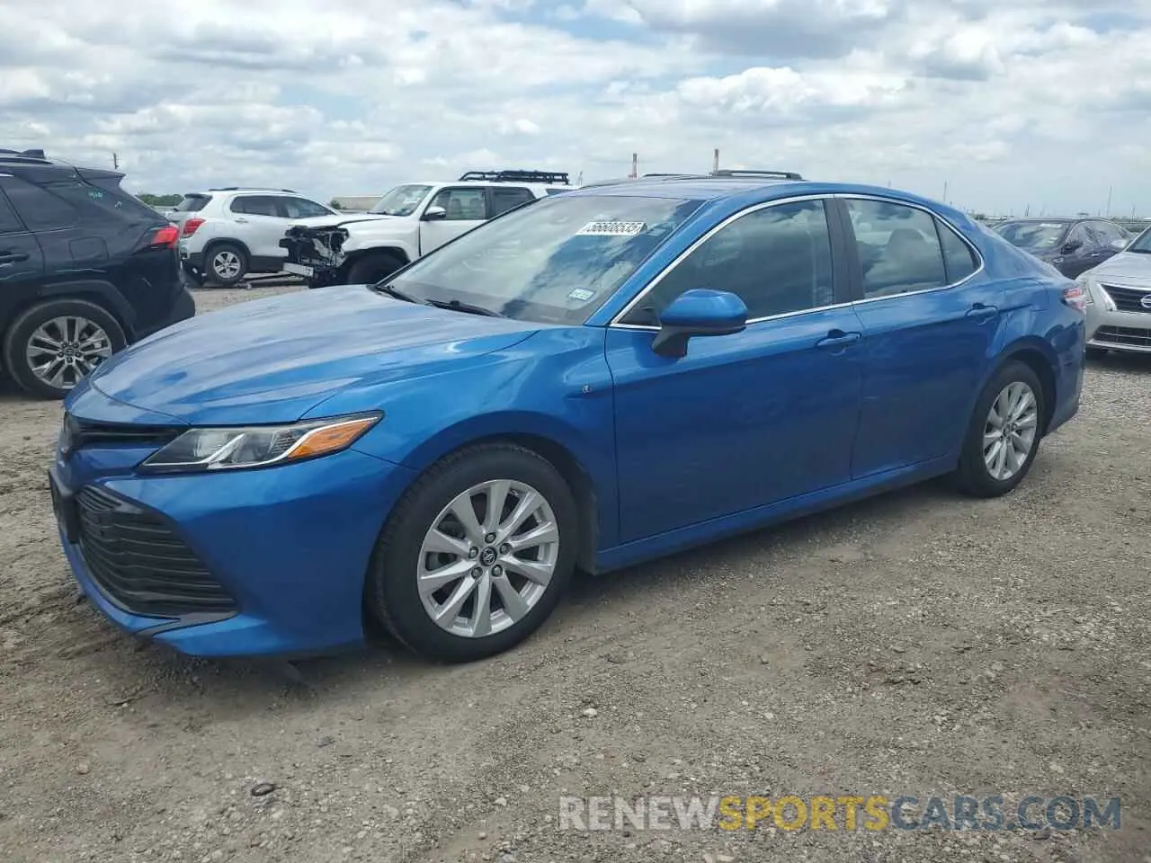 1 Photograph of a damaged car 4T1B11HK0KU274307 TOYOTA CAMRY 2019