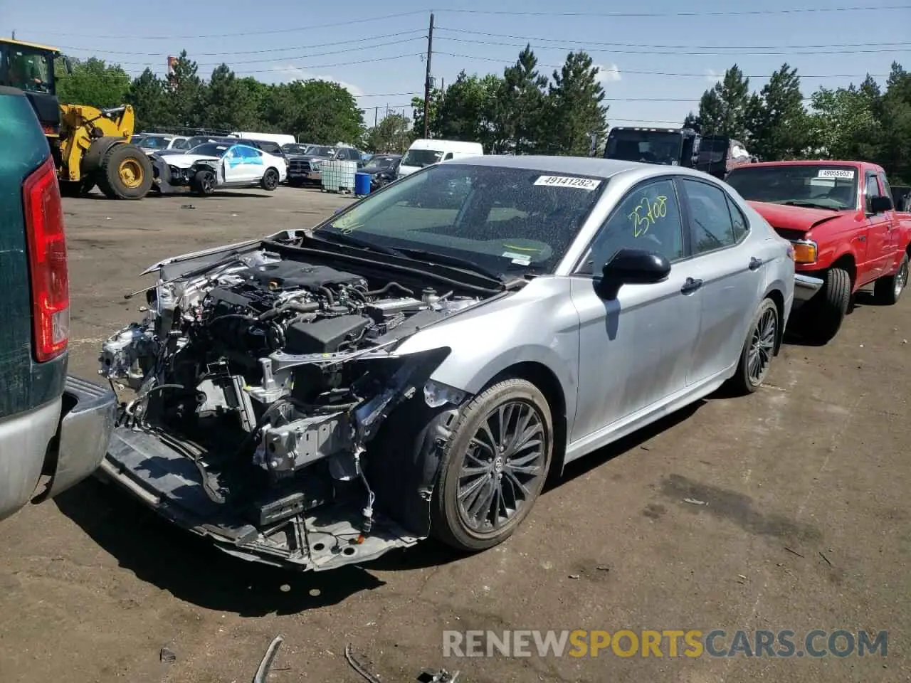 2 Photograph of a damaged car 4T1B11HK0KU286294 TOYOTA CAMRY 2019