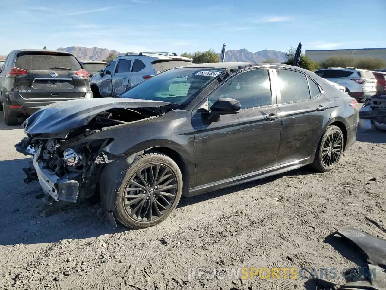 1 Photograph of a damaged car 4T1B11HK0KU287171 TOYOTA CAMRY 2019