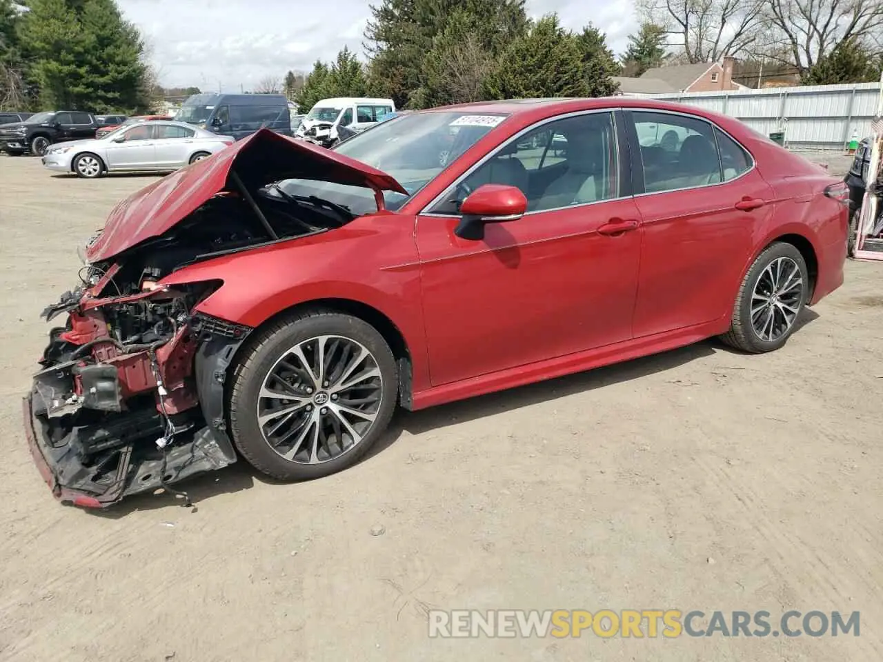 1 Photograph of a damaged car 4T1B11HK0KU297120 TOYOTA CAMRY 2019