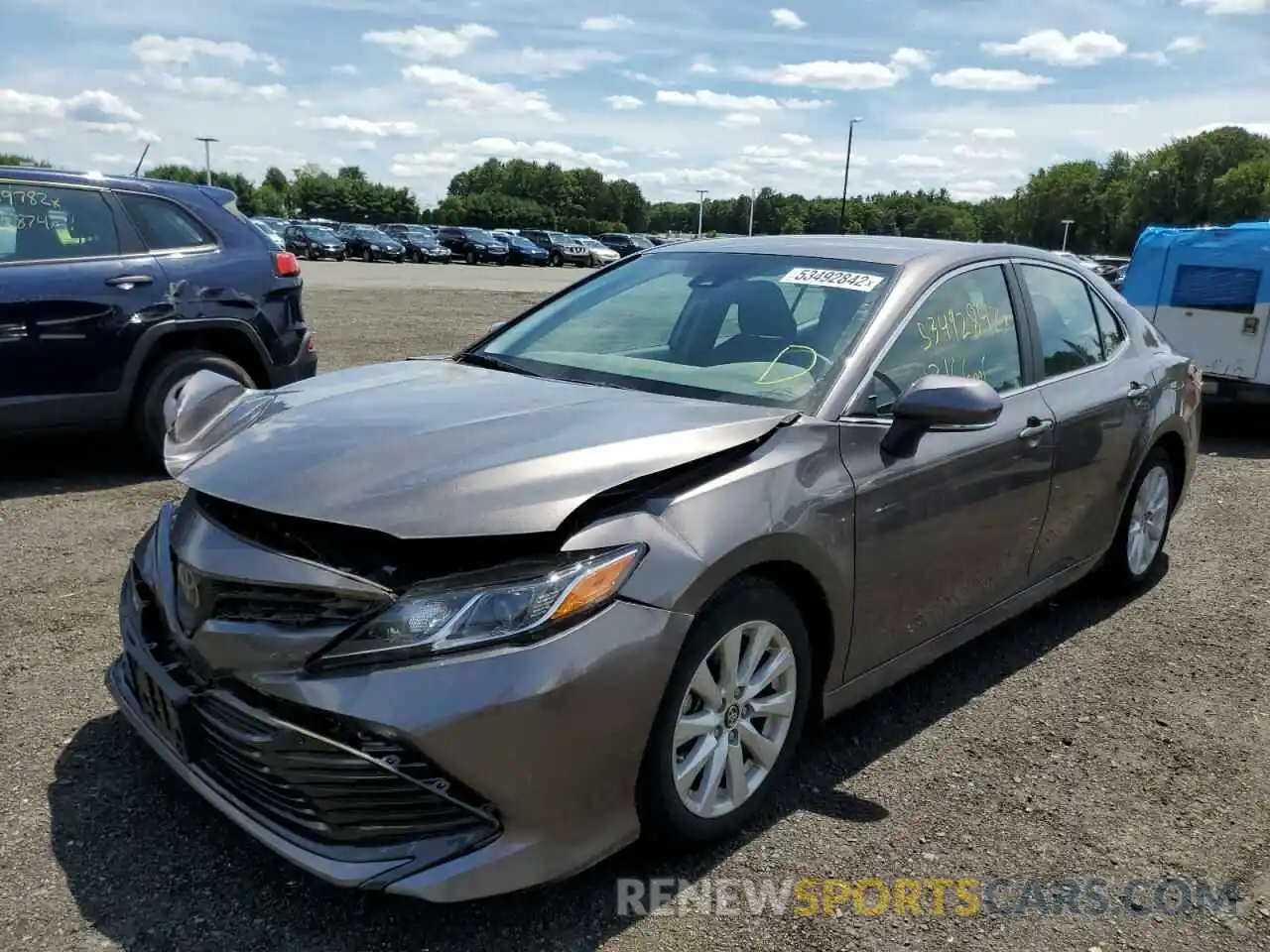 2 Photograph of a damaged car 4T1B11HK0KU680801 TOYOTA CAMRY 2019