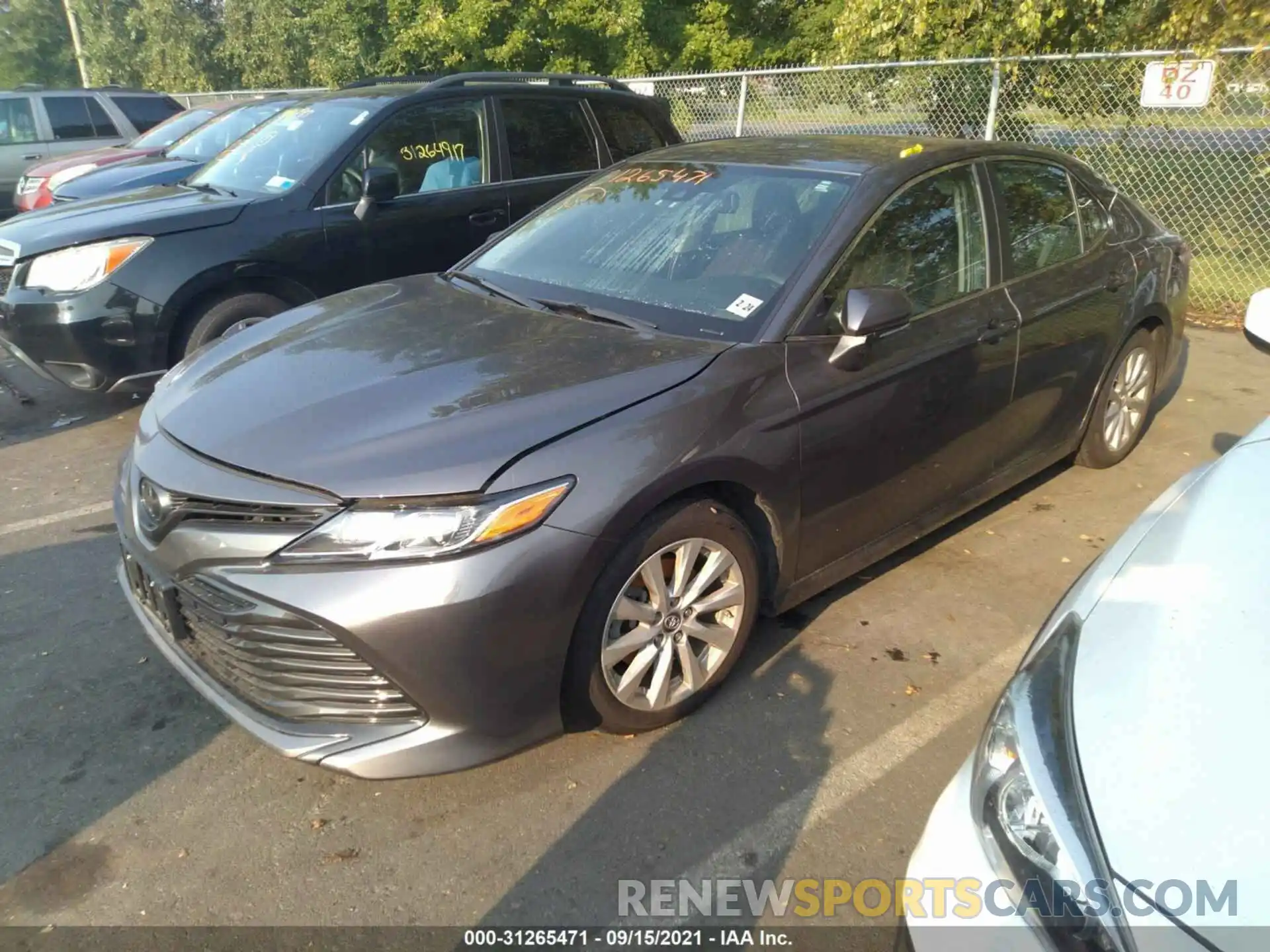 2 Photograph of a damaged car 4T1B11HK0KU686470 TOYOTA CAMRY 2019