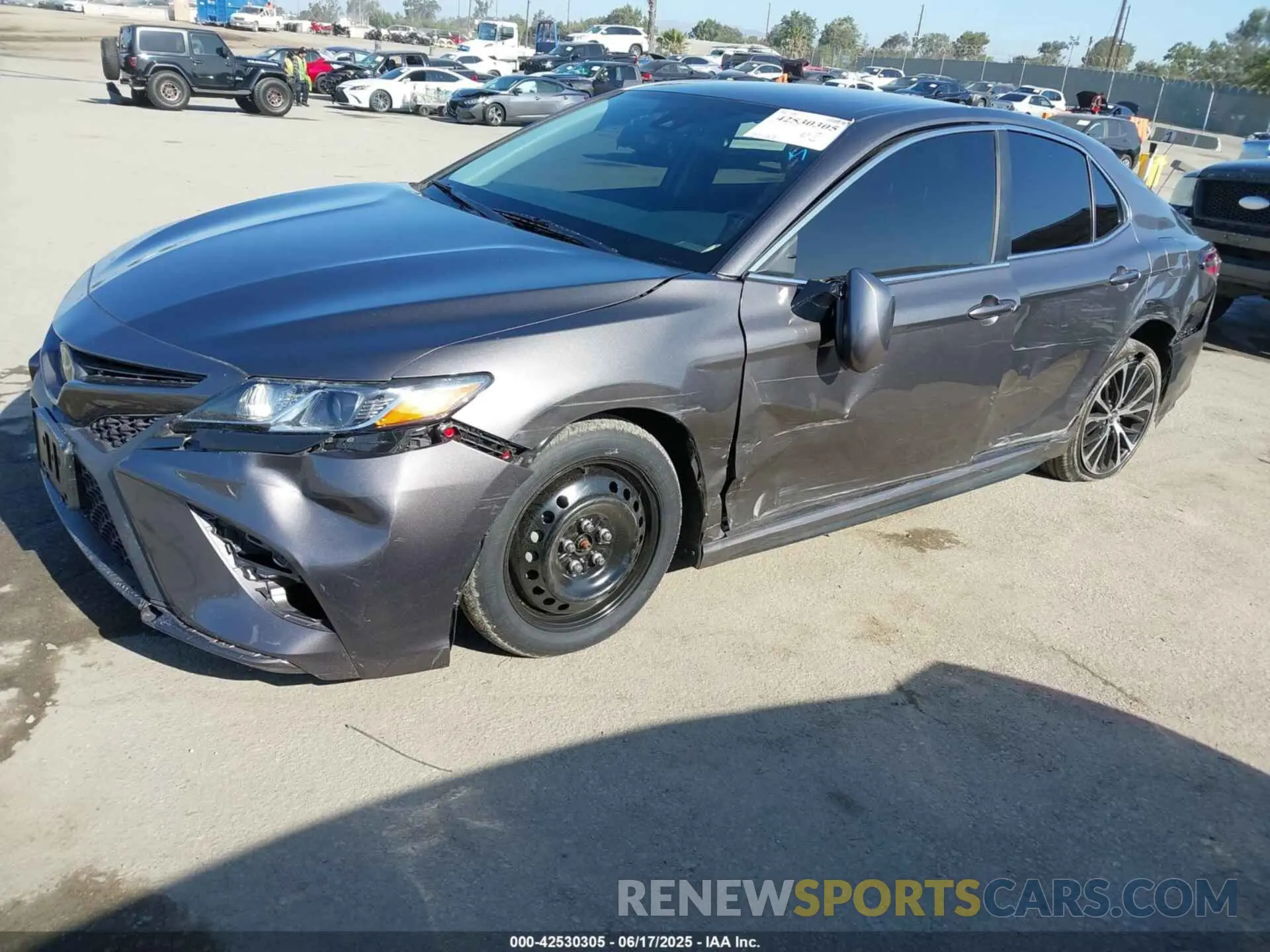2 Photograph of a damaged car 4T1B11HK0KU687618 TOYOTA CAMRY 2019