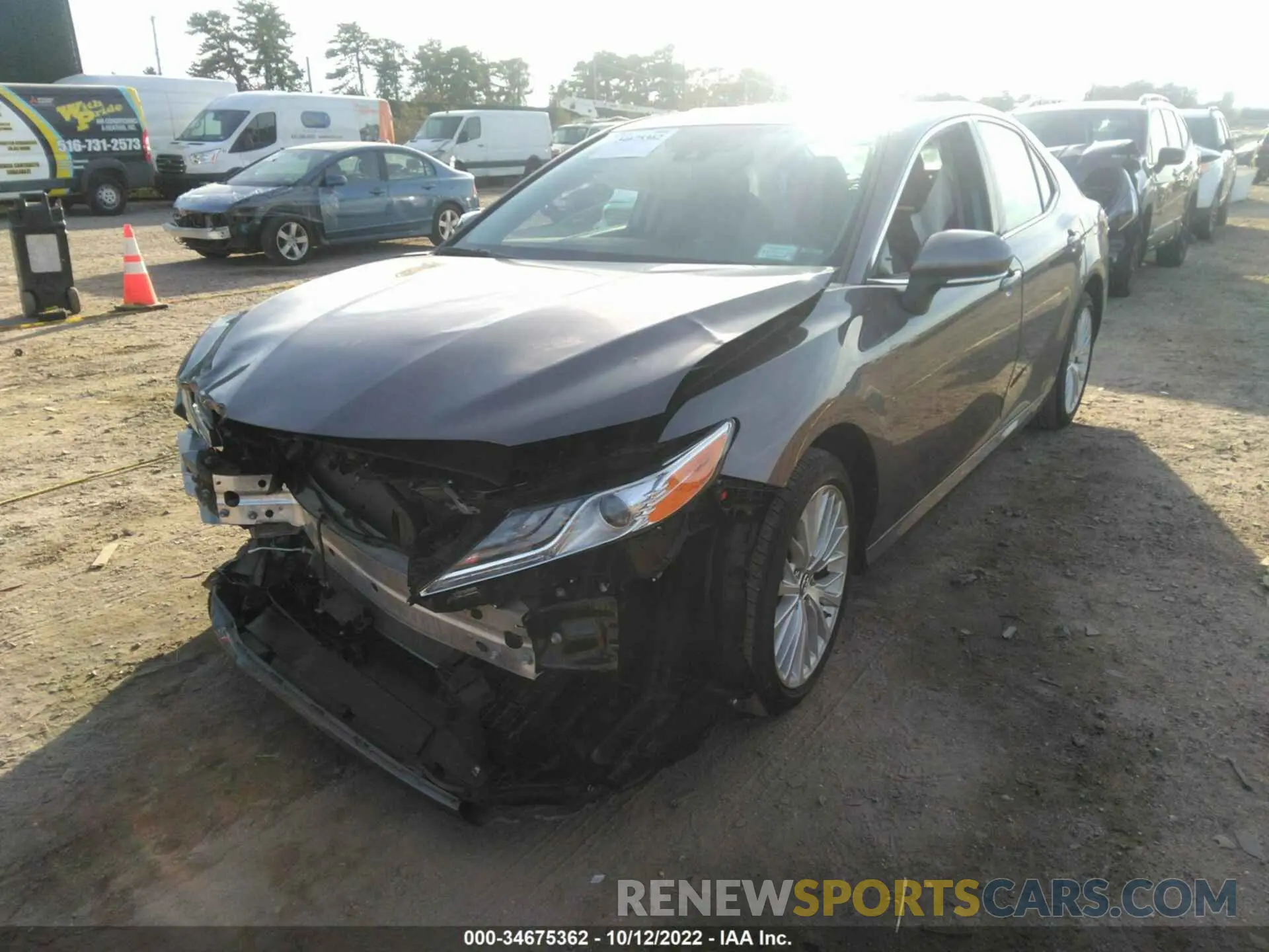 2 Photograph of a damaged car 4T1B11HK0KU703882 TOYOTA CAMRY 2019