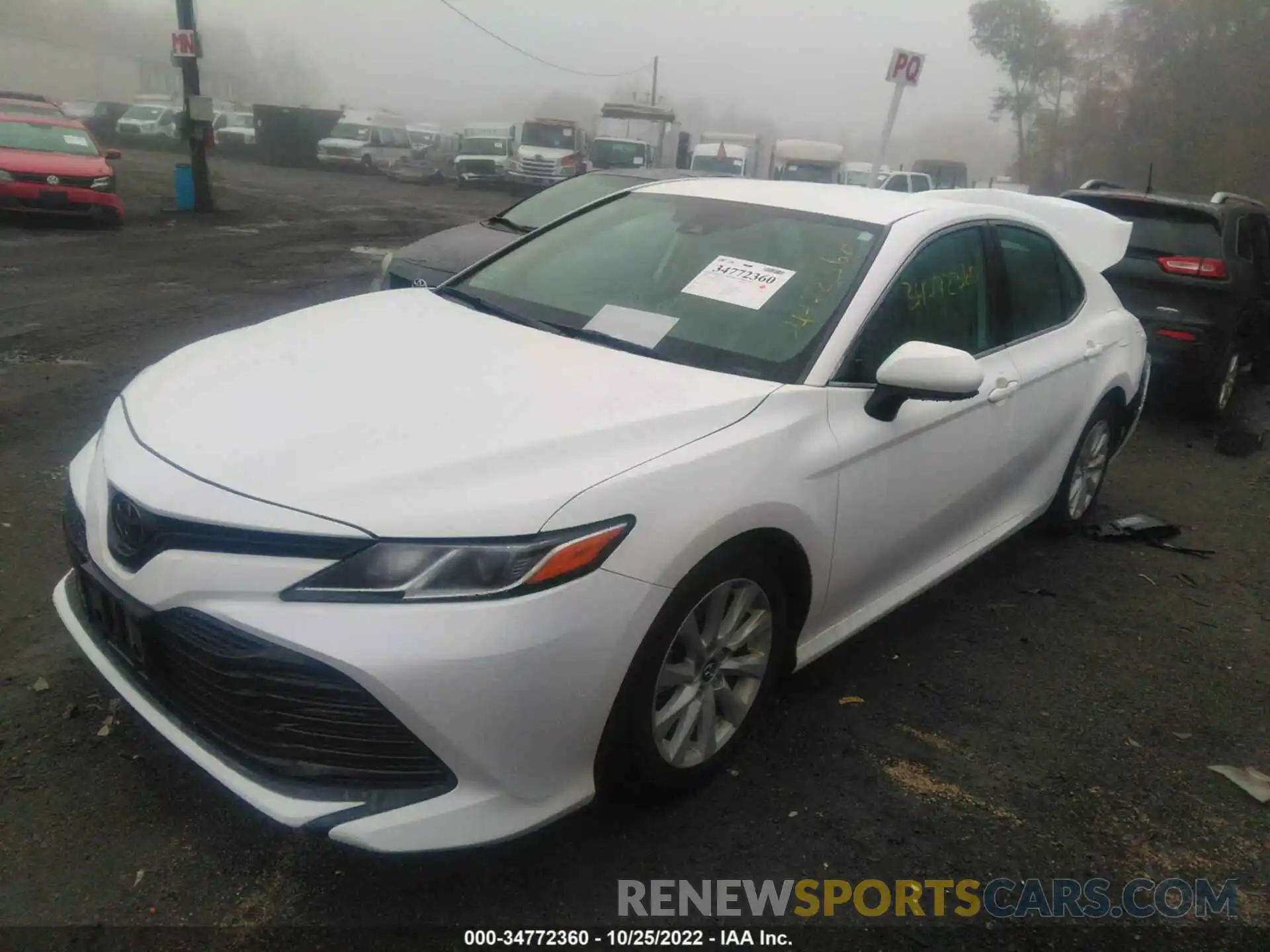 2 Photograph of a damaged car 4T1B11HK0KU709732 TOYOTA CAMRY 2019