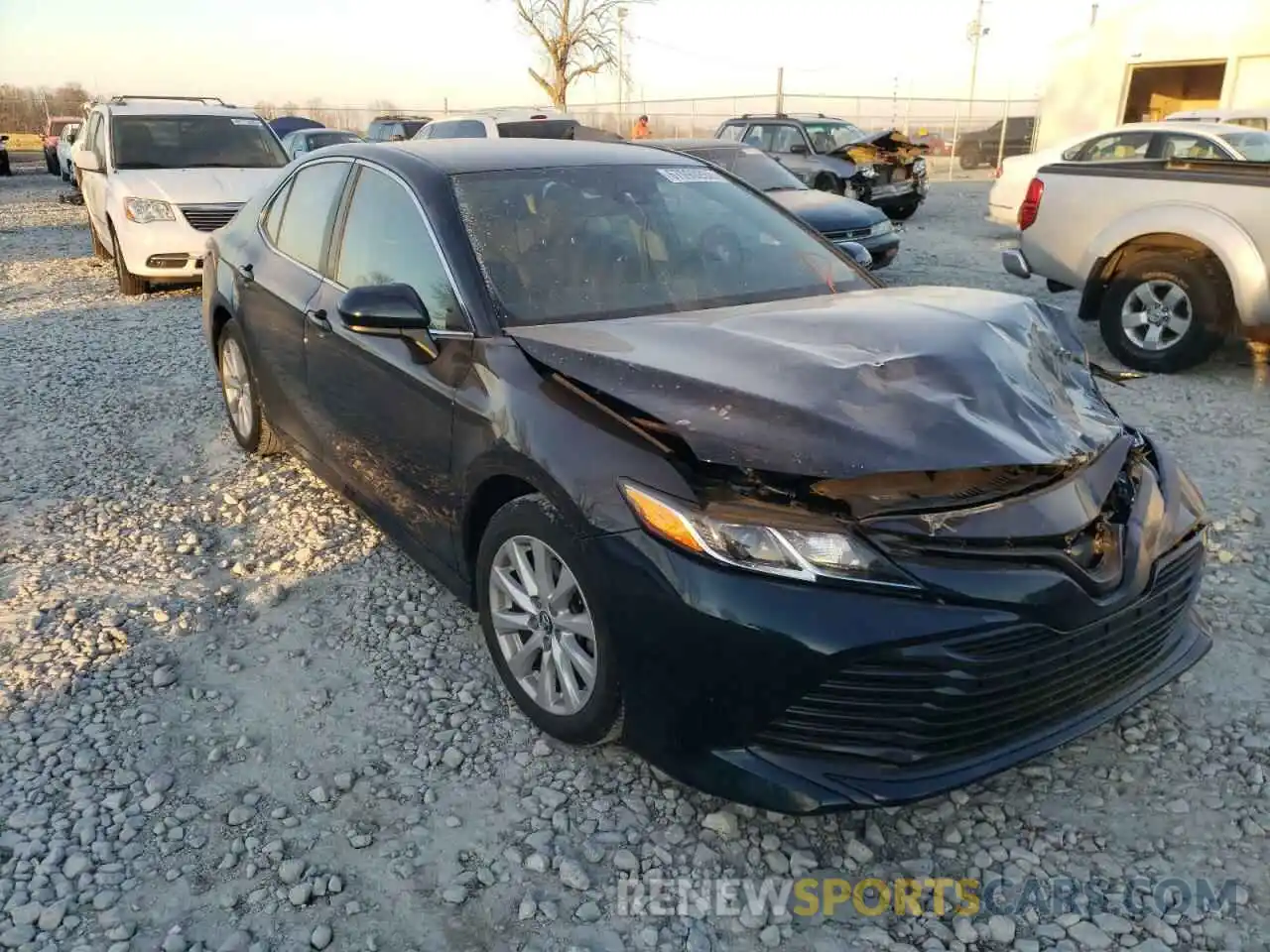 1 Photograph of a damaged car 4T1B11HK0KU711772 TOYOTA CAMRY 2019