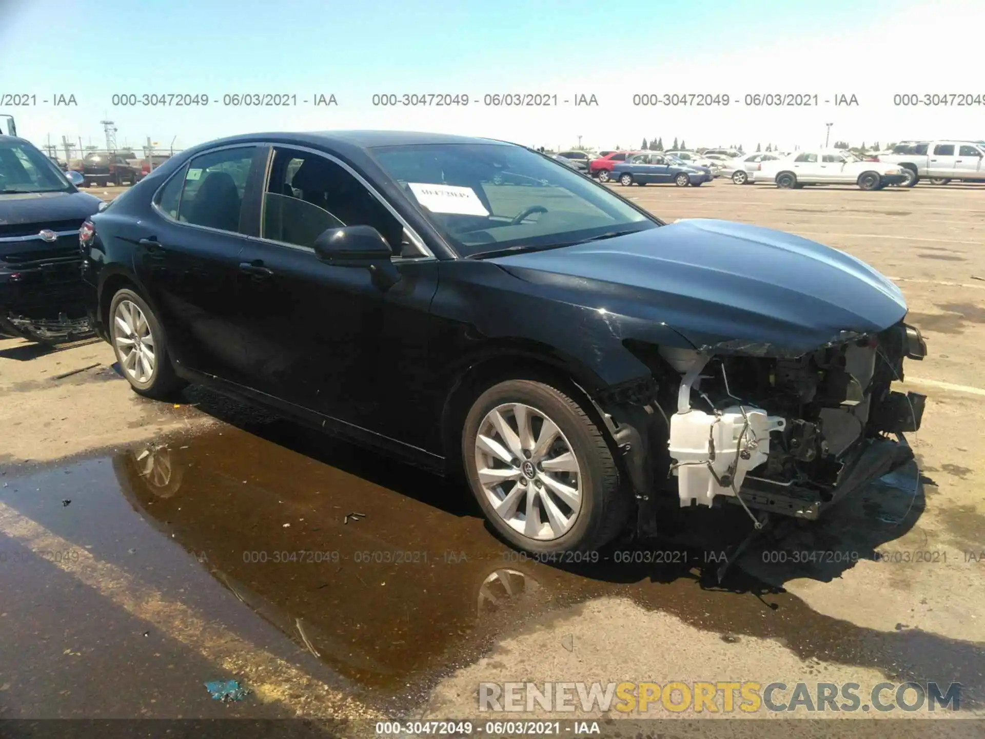 1 Photograph of a damaged car 4T1B11HK0KU721072 TOYOTA CAMRY 2019