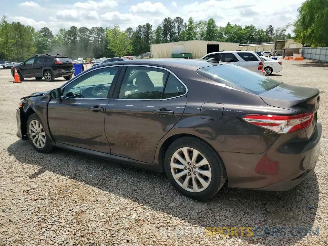 2 Photograph of a damaged car 4T1B11HK0KU726675 TOYOTA CAMRY 2019