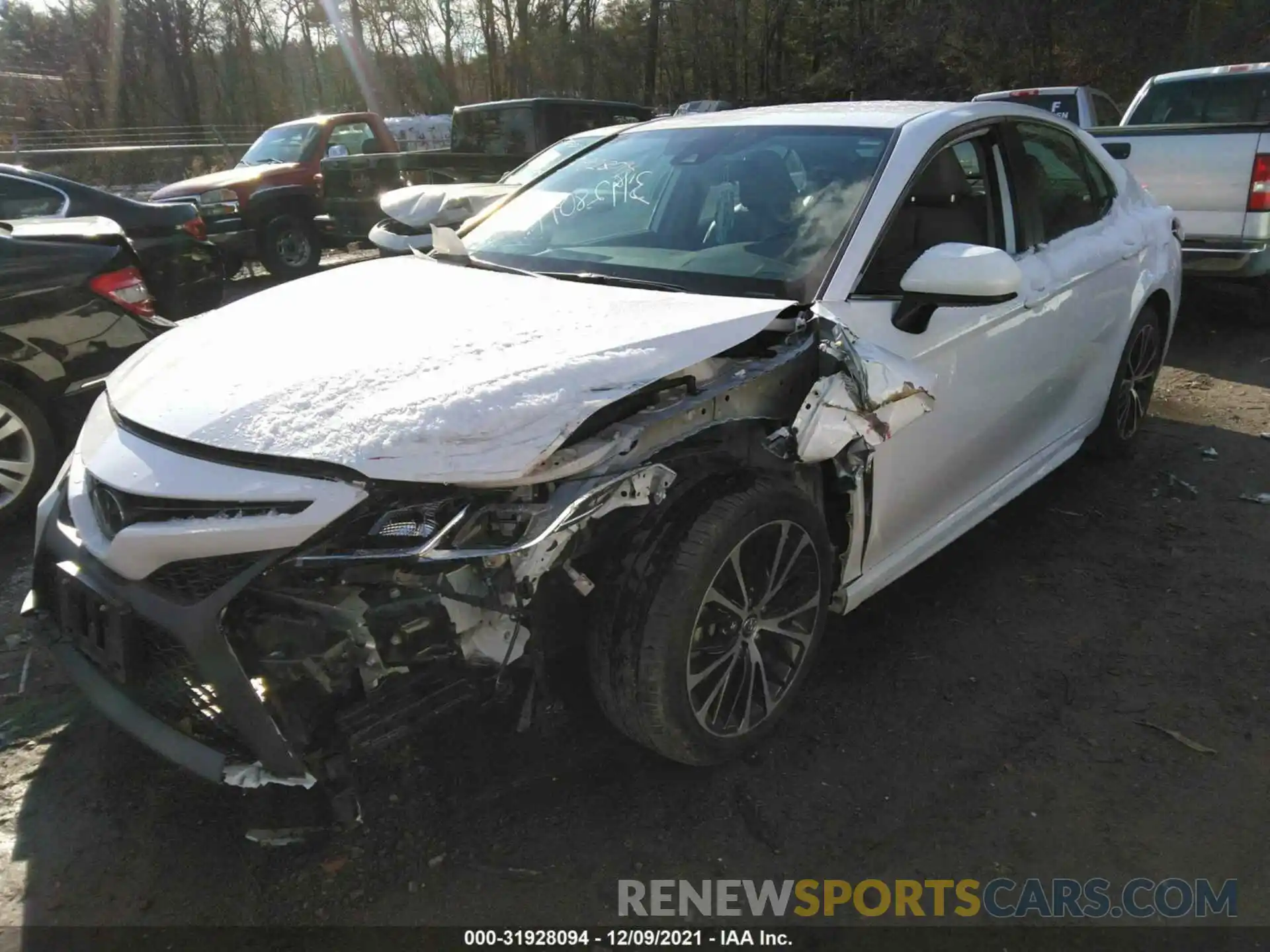 2 Photograph of a damaged car 4T1B11HK0KU726899 TOYOTA CAMRY 2019