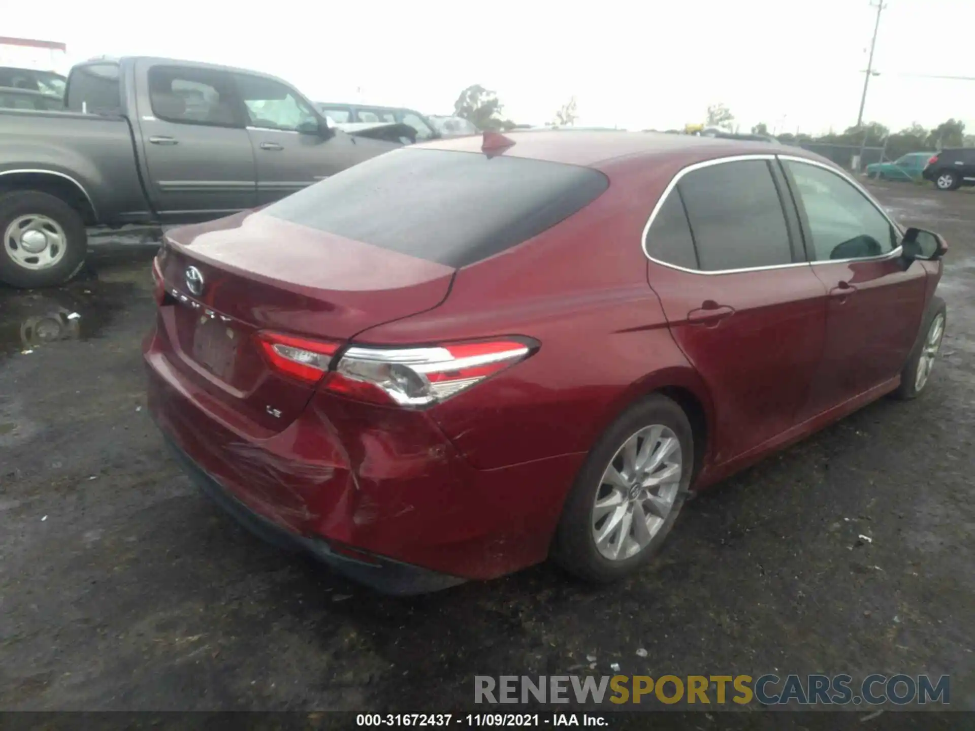 4 Photograph of a damaged car 4T1B11HK0KU727891 TOYOTA CAMRY 2019