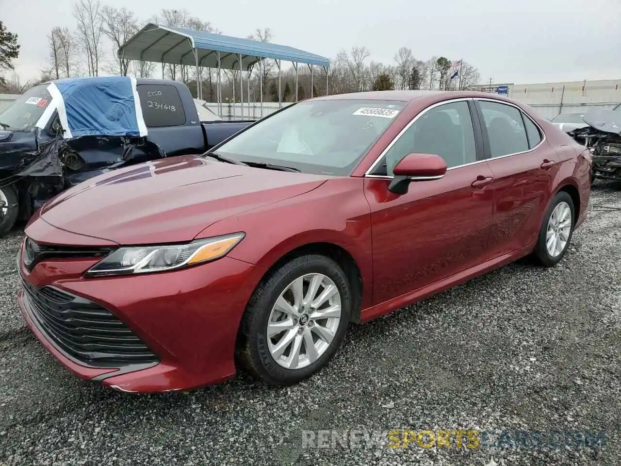 1 Photograph of a damaged car 4T1B11HK0KU729771 TOYOTA CAMRY 2019