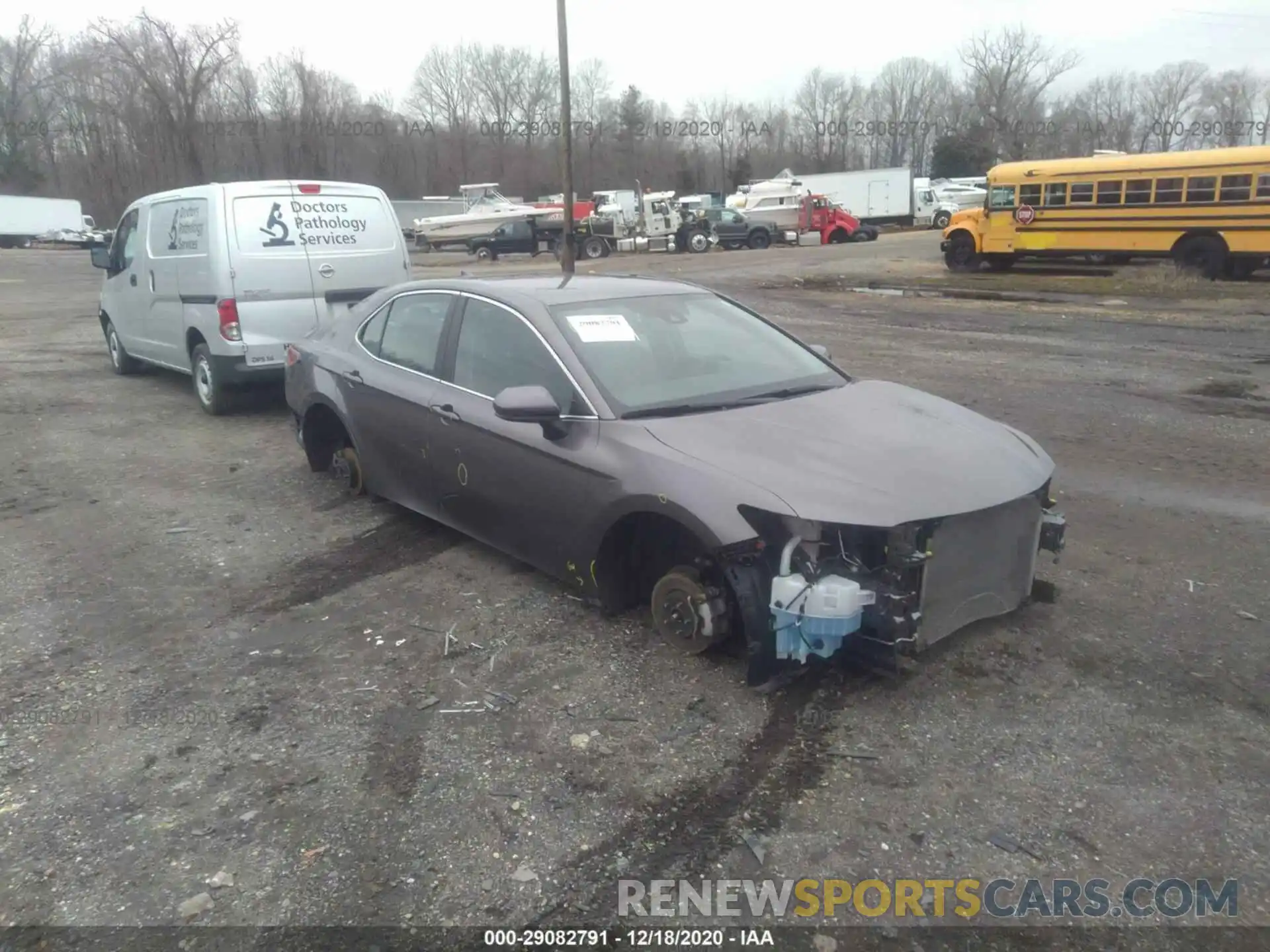 1 Photograph of a damaged car 4T1B11HK0KU739944 TOYOTA CAMRY 2019