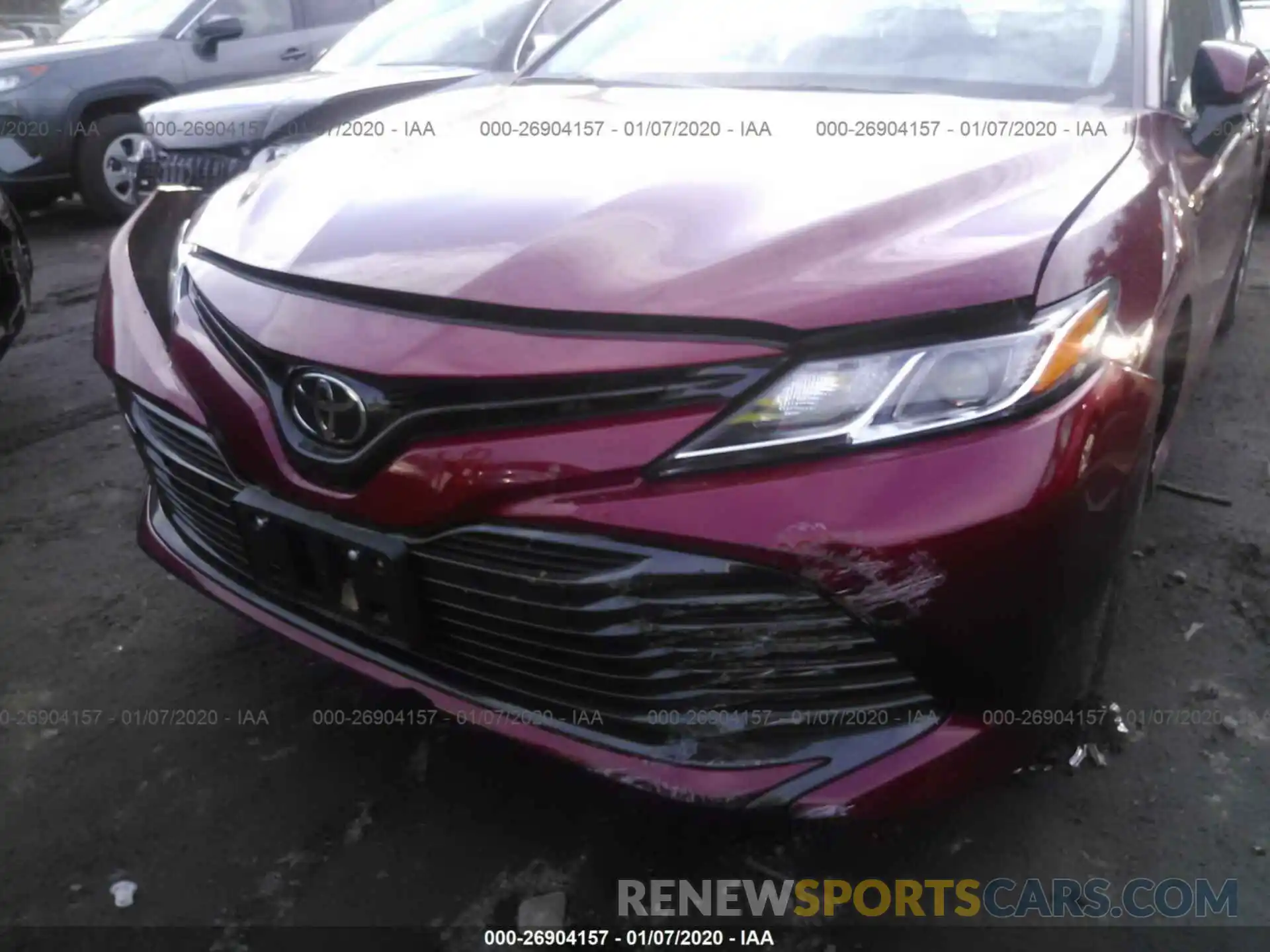 6 Photograph of a damaged car 4T1B11HK0KU740544 TOYOTA CAMRY 2019