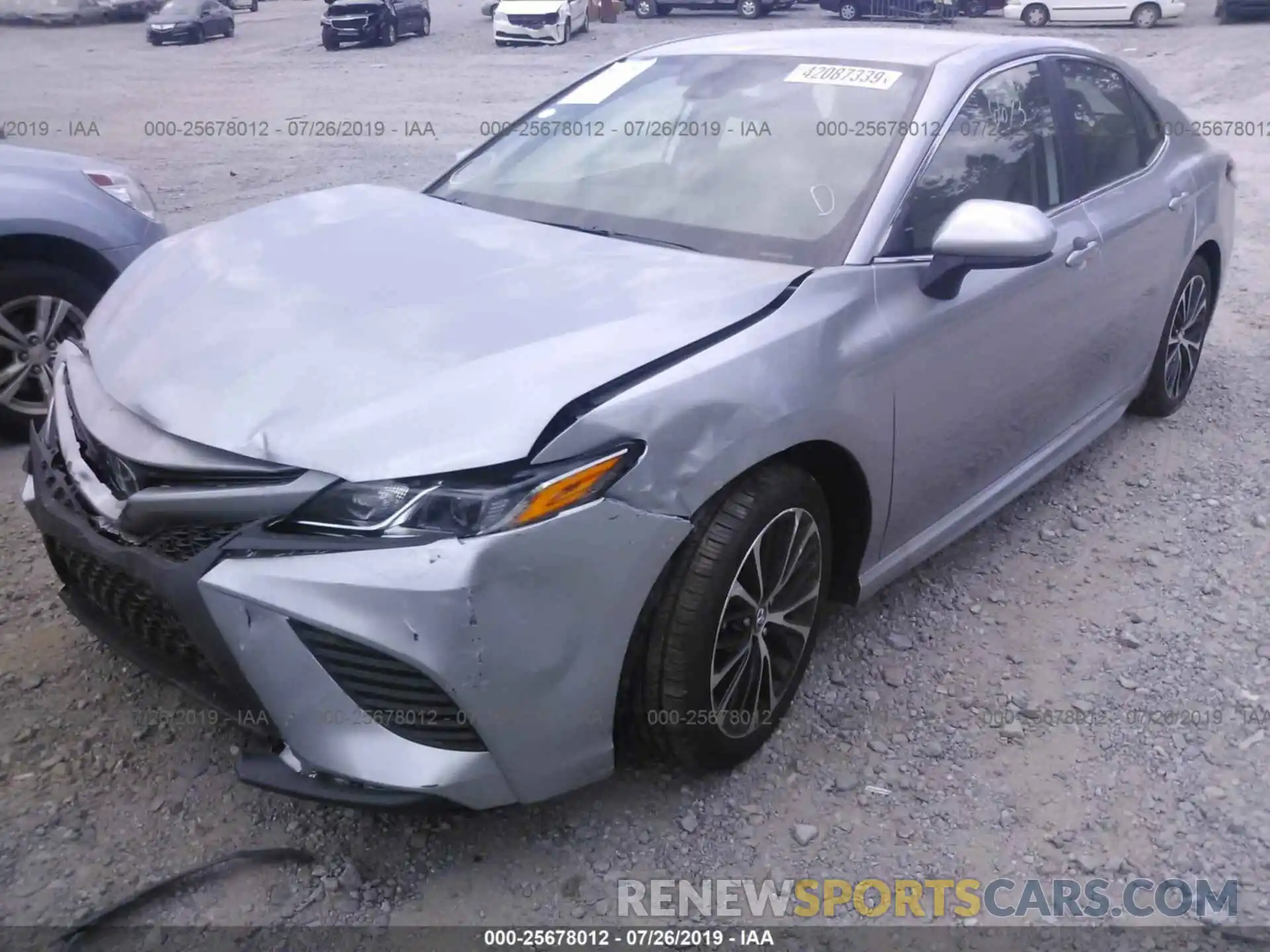 2 Photograph of a damaged car 4T1B11HK0KU741418 TOYOTA CAMRY 2019