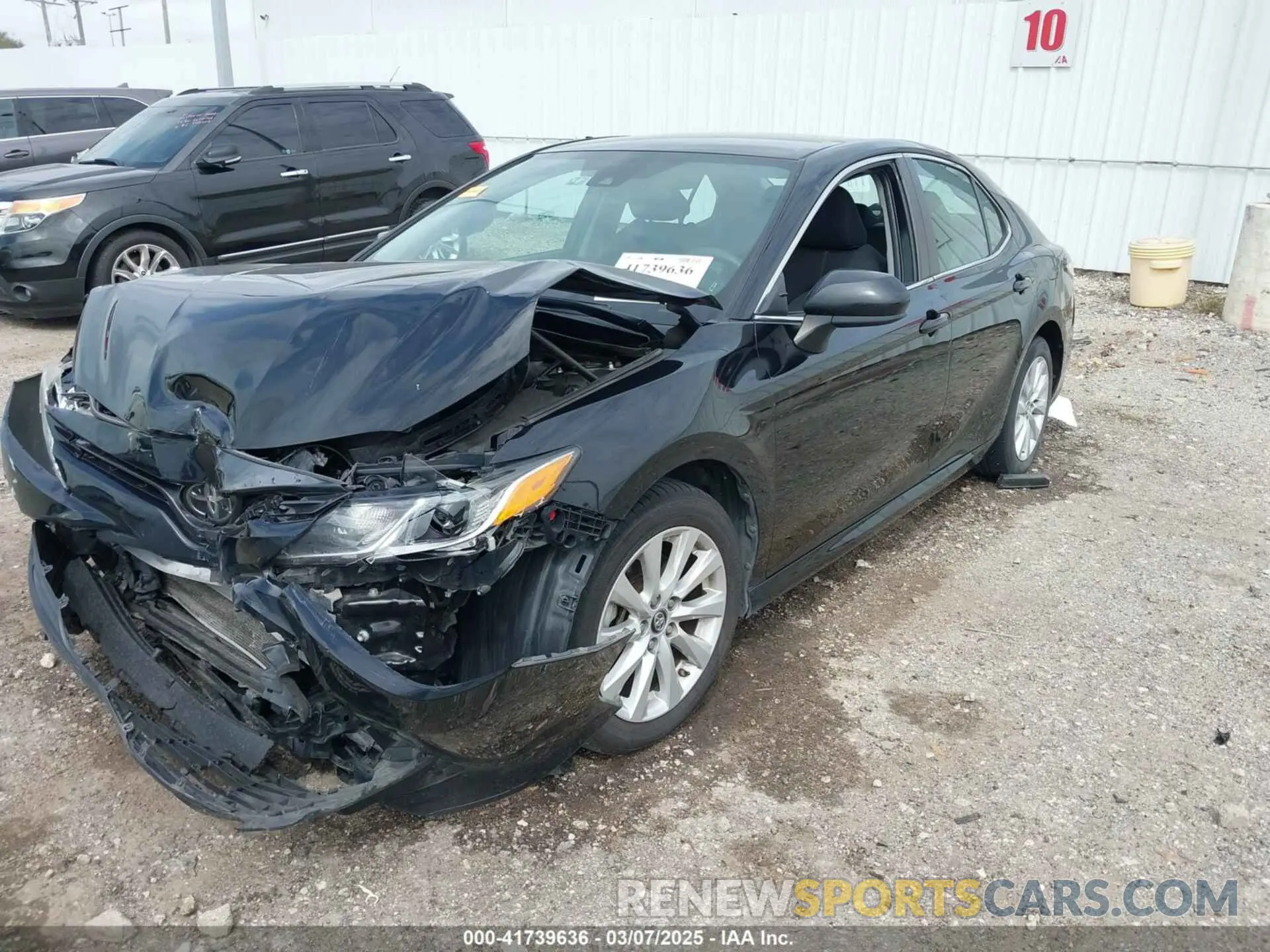 2 Photograph of a damaged car 4T1B11HK0KU743637 TOYOTA CAMRY 2019